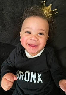 Bronx joined the competition — help win amazing prizes! arm, baby, baby_toddler_clothing, cheek, chin, clothing, eyebrow, flash_photography, forehead, gesture, happy, head, iris, joy, lip, mouth, nose, person, skin, sleeve