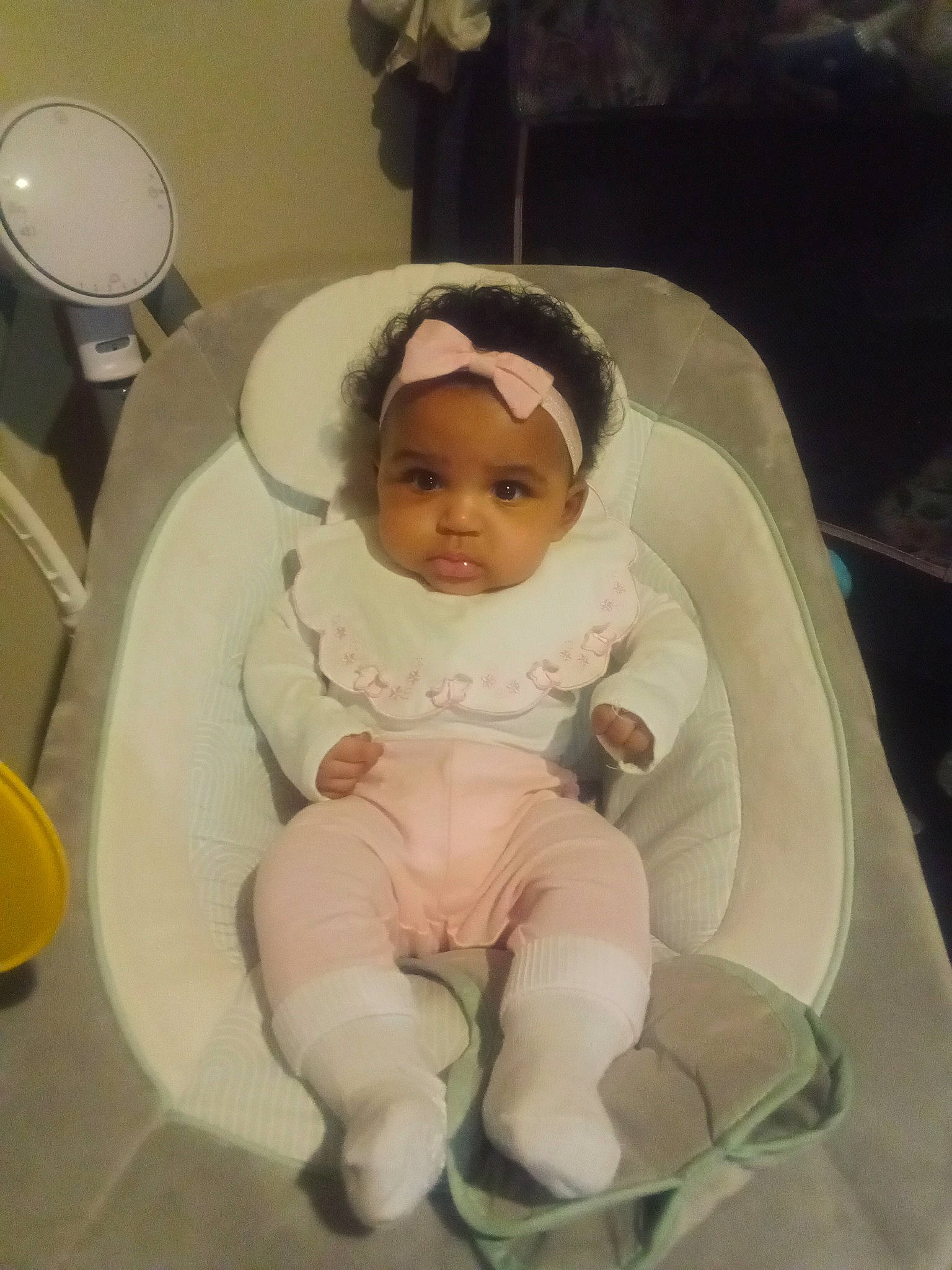 Nova is registered to the contest to win money with this photo: baby, baby_products, baby_safety, baby_toddler_clothing, bathing, cheek, child, circle, comfort, flooring, headwear, human_body, person, room, service, sitting, toddler, toilet