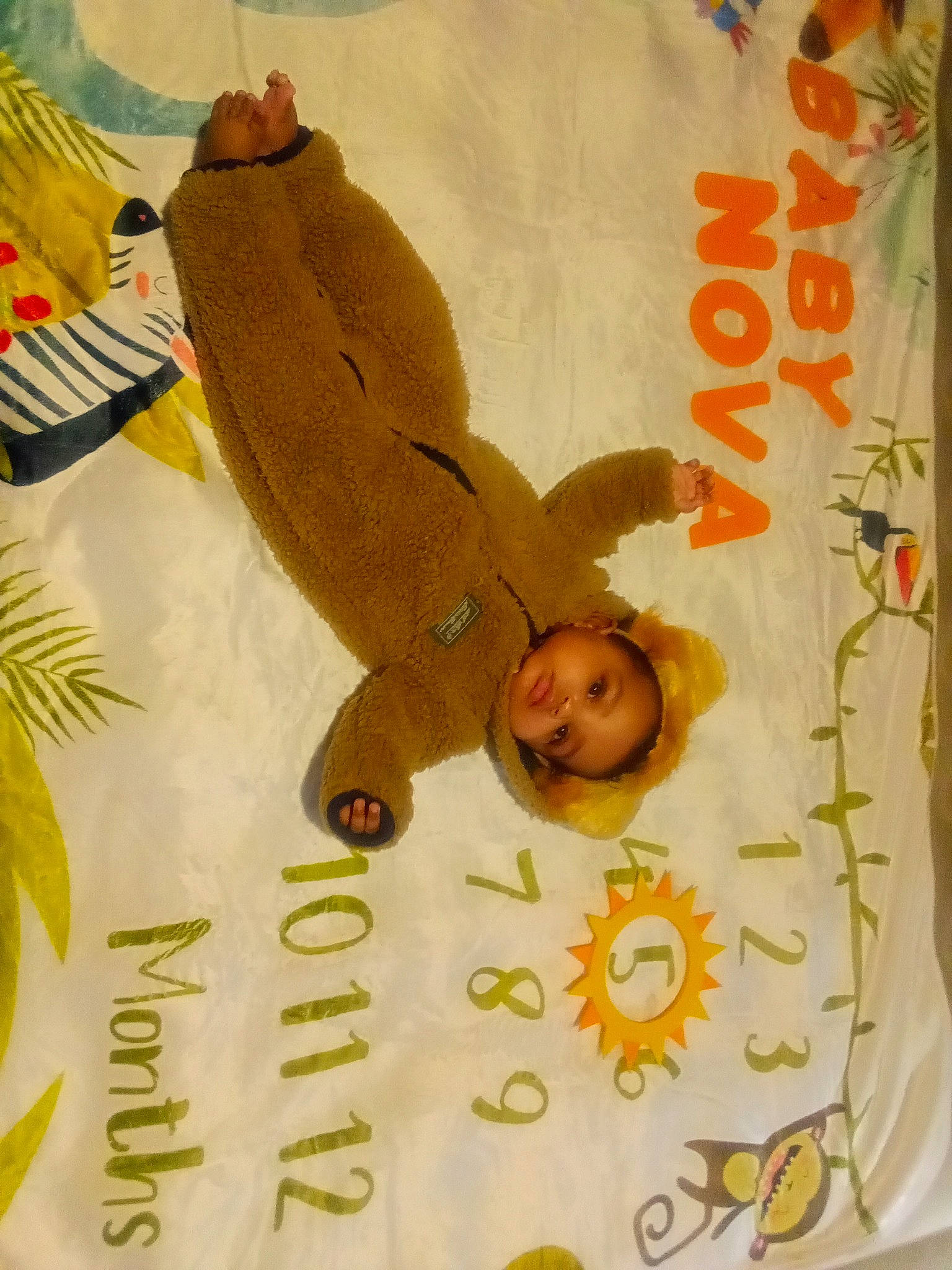 Nova joined the competition — help win amazing prizes! art, baby, baby_products, bedding, brown, child, font, happy, illustration, linens, paper_product, pattern, peach, person, room, smile, textile, visual_arts