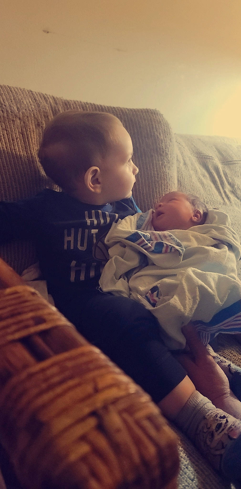 Ashton joined the competition — help win amazing prizes! arm, baby, cloud, comfort, couch, facial_expression, finger, hand, happy, human_body, leg, mammal, mouth, muscle, person, product, shoulder, skin, standing, sunlight