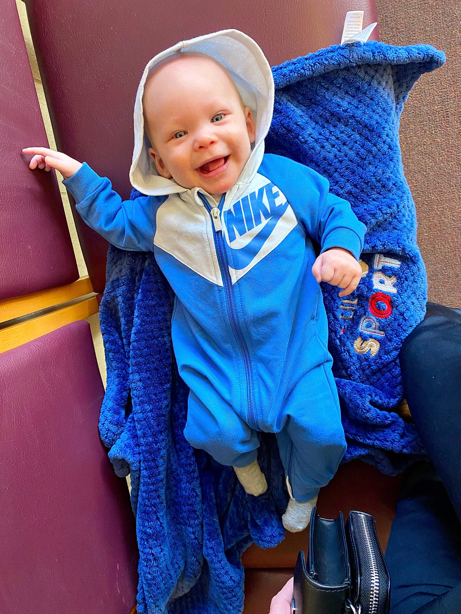 Lenox joined the competition — help win amazing prizes! baby, blue, child, electric_blue, person, smile, toddler