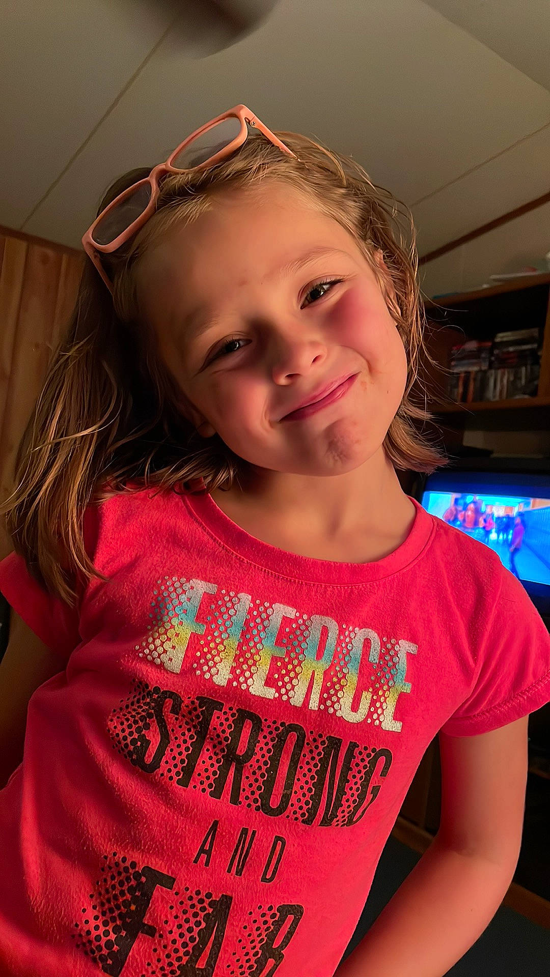 Peyton joined the competition — help win amazing prizes! baby_toddler_clothing, blond, brown_hair, cheek, child, chin, cool, eye, fun, happy, iris, joy, lip, long_hair, magenta, neck, person, skin, sleeve, smile