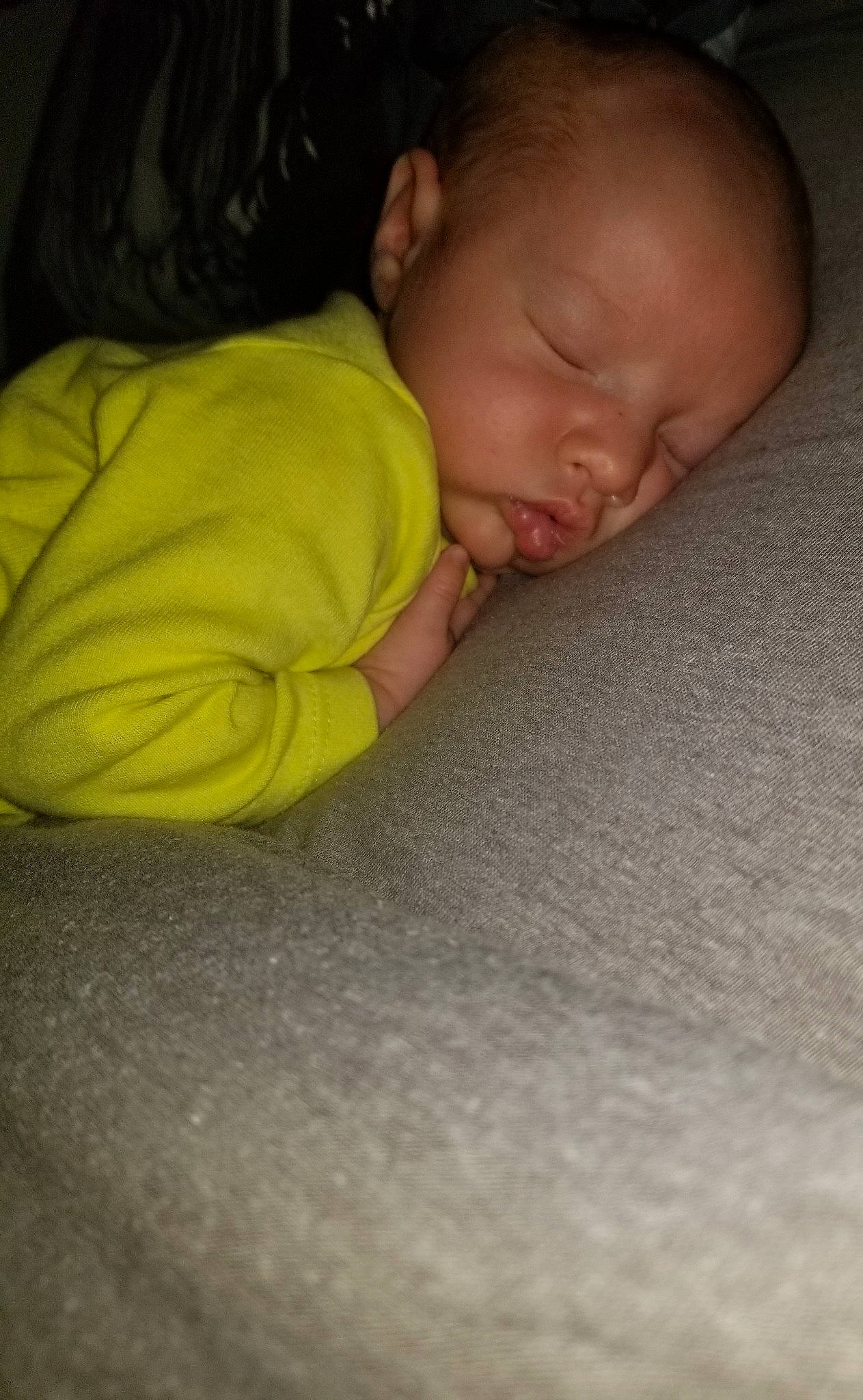 Elias is registered to the contest to win money with this photo: baby, bedtime, cheek, child, ear, hand, lip, nap, nose, person, skin, sleep, toddler, tummy_time