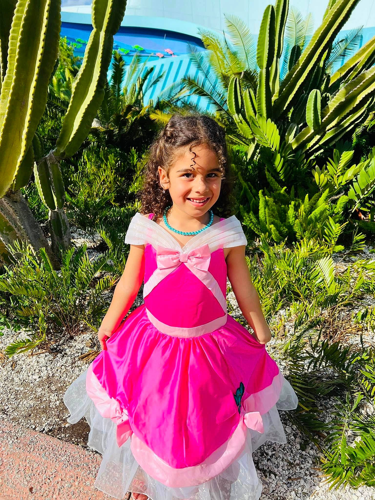 Melissa joined the competition — help win amazing prizes! arecales, baby_toddler_clothing, day_dress, dress, fun, grass, happy, joy, leisure, magenta, people_in_nature, person, pink, plant, purple, sky, smile, summer, terrestrial_plant, toddler