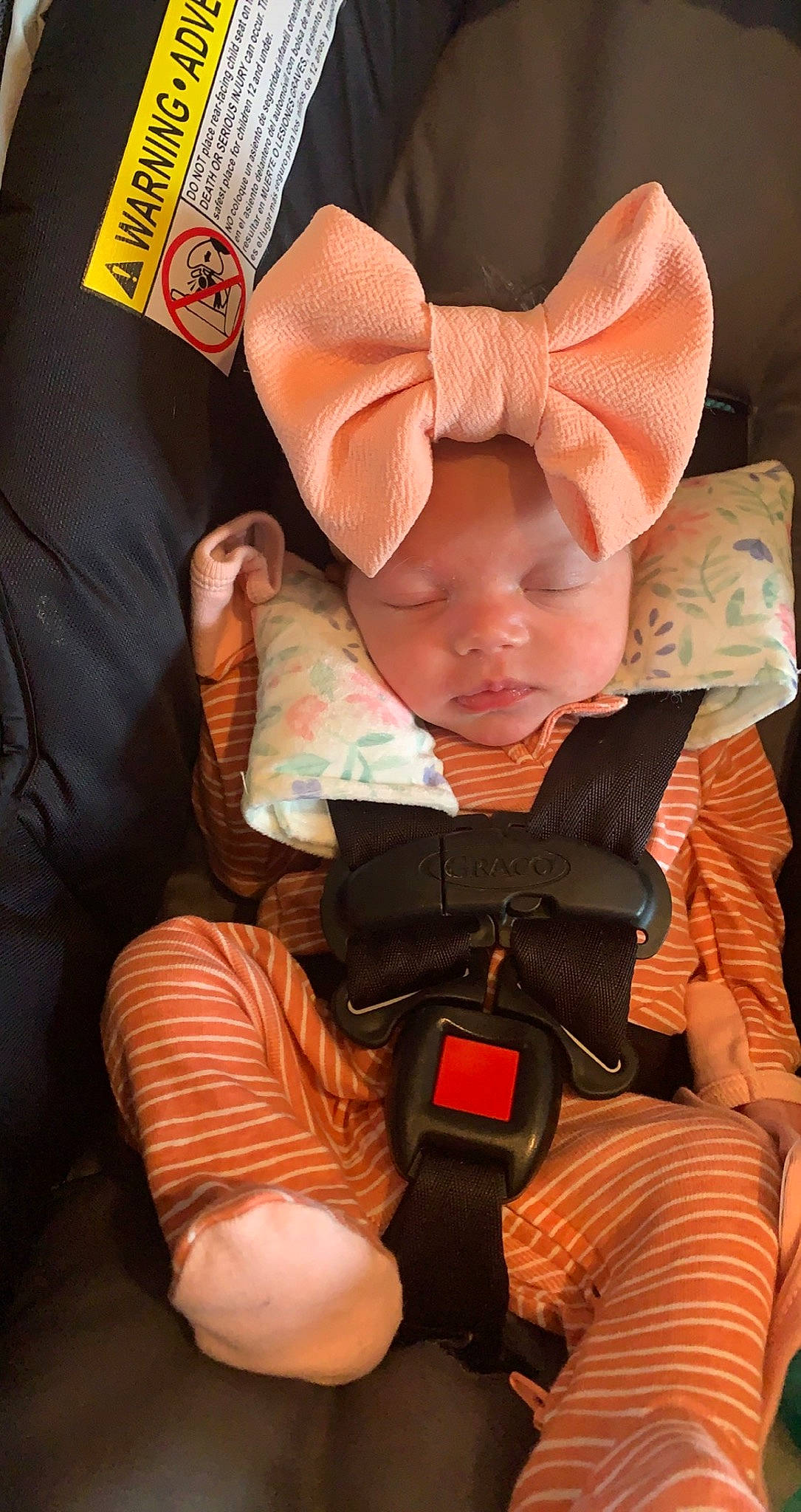 Isabella joined the competition — help win amazing prizes! baby, baby_carriage, baby_products, baby_toddler_clothing, car_seat, carmine, cheek, child, comfort, fashion_accessory, finger, fun, headwear, human_body, lap, person, personal_protective_equipment, seat_belt, sitting, sleeve