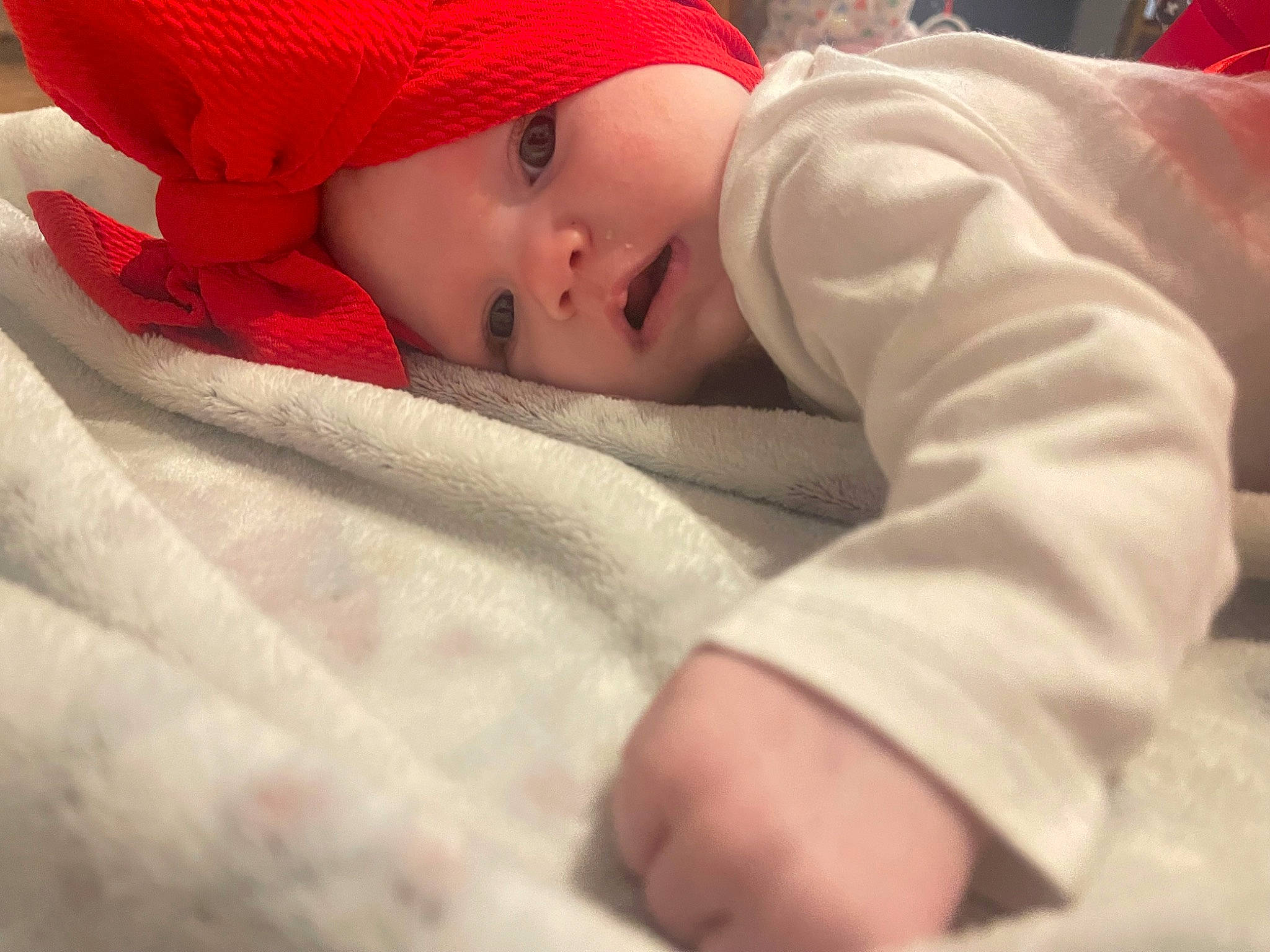 Sophia is registered to the contest to win money with this photo: baby, baby_sleeping, baby_toddler_clothing, bedding, bedtime, carmine, cheek, child, comfort, eye, fur, headwear, linens, lip, nap, nose, person, room, skin, sleep
