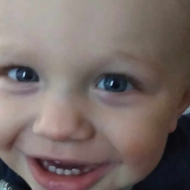 Liam joined the competition — help win amazing prizes! baby, cheek, chin, close_up, ear, eyebrow, eyelash, forehead, gesture, happy, iris, jaw, lip, mouth, nose, skin, smile, toddler, tongue, tooth