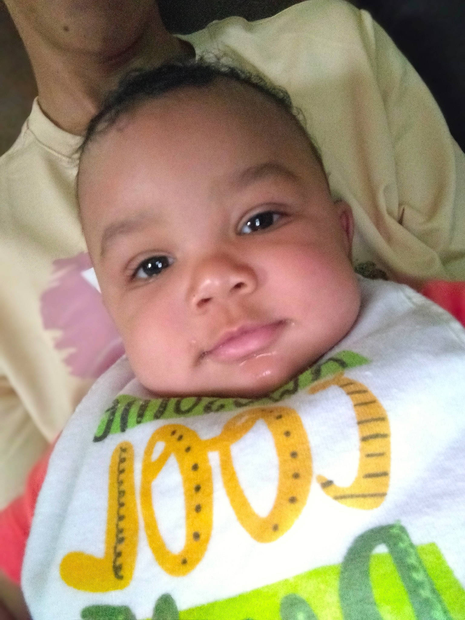 Quadir is registered to the contest to win money with this photo: baby, cheek, chin, ear, eye, eyebrow, eyelash, face, facial_expression, forehead, hair, happy, head, iris, lip, mouth, nose, person, skin, smile