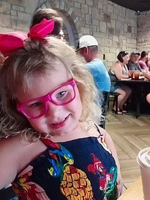 Everlynn is registered to the contest to win money with this photo: chest, child, cool, cup, ear, event, eyewear, fashion_accessory, fun, hair_coloring, happy, joy, leisure, long_hair, magenta, metal, necklace, person, personal_protective_equipment, smile