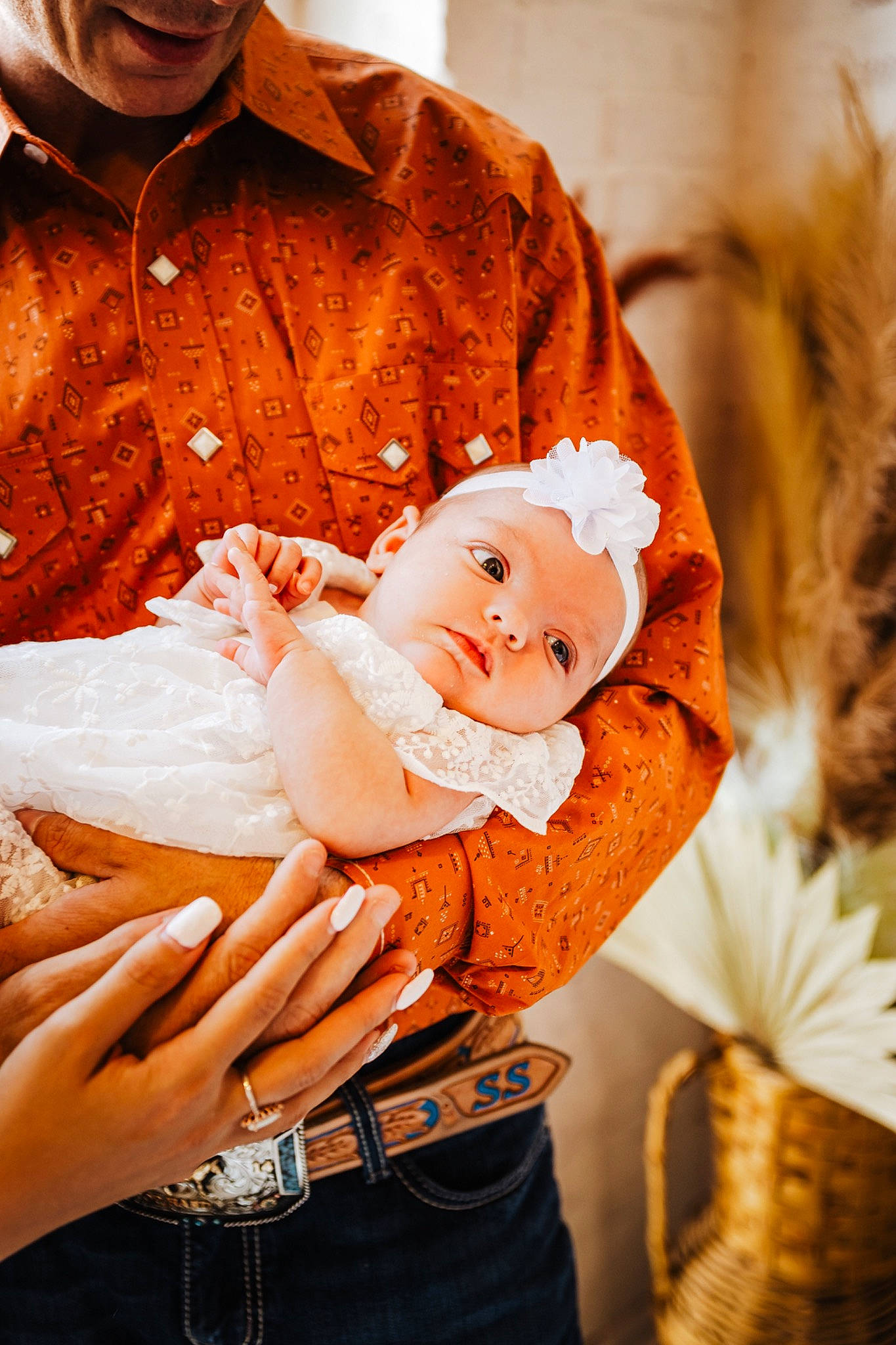 Mallory joined the competition — help win amazing prizes! abdomen, arm, baby, beauty, belt, child, event, flash_photography, fun, gesture, hand, happy, hat, human, interaction, orange, peach, person, sitting, skin