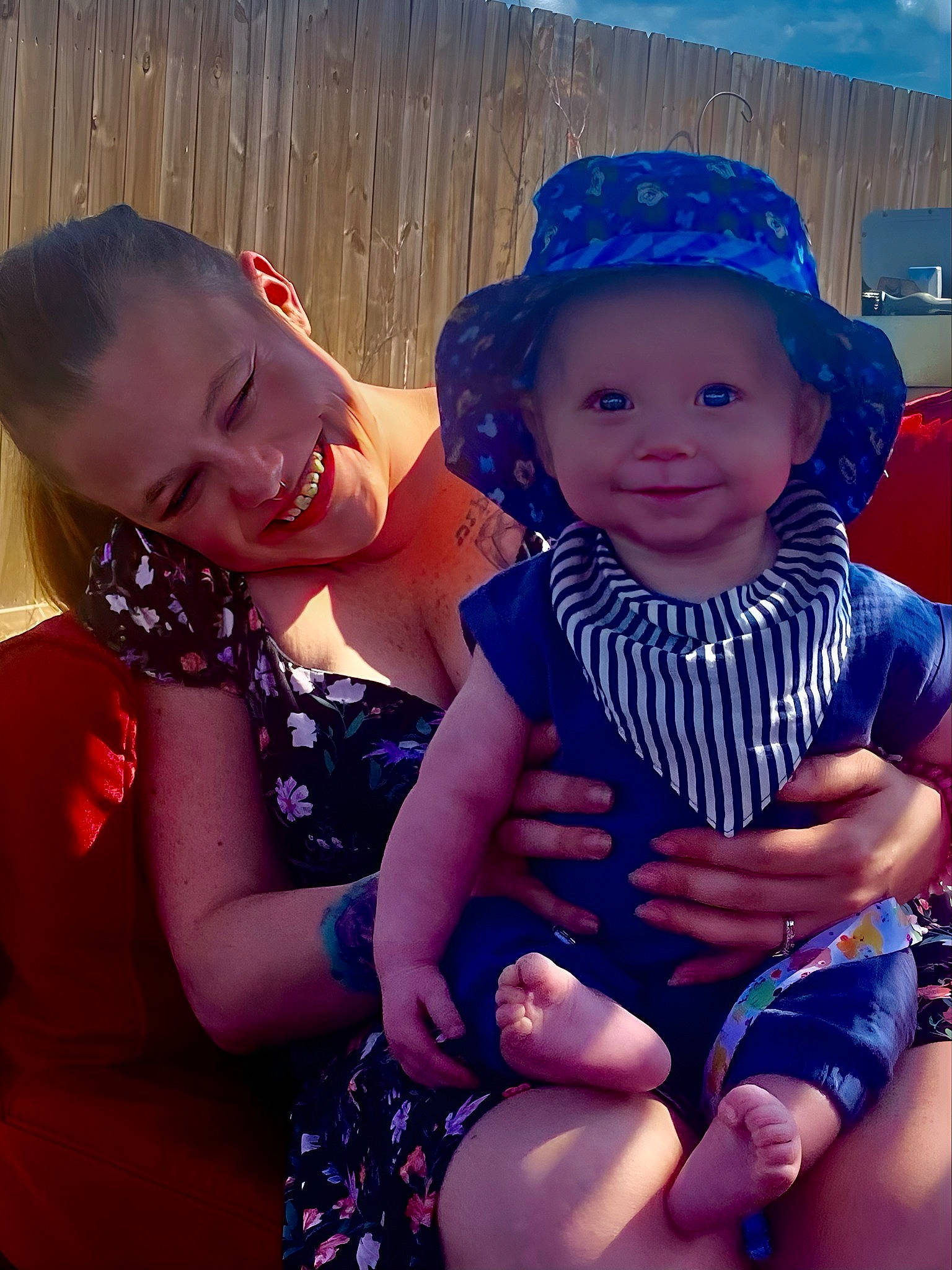 Ashtyn joined the competition — help win amazing prizes! baby_toddler_clothing, baseball_cap, blue, cap, cool, electric_blue, face, facial_expression, fun, hairstyle, happy, hat, headwear, joy, leisure, person, pink, purple, skin, smile