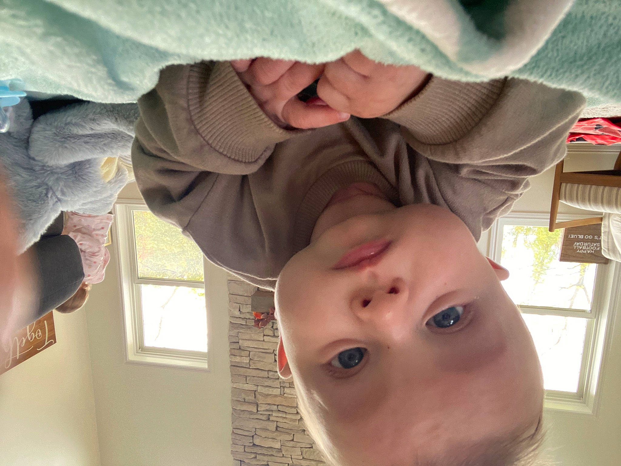 Bryce is registered to the contest to win money with this photo: baby, cheek, child, comfort, ear, eyelash, finger, forehead, fun, gesture, happy, lip, mouth, nose, organ, people, person, skin, smile, toddler