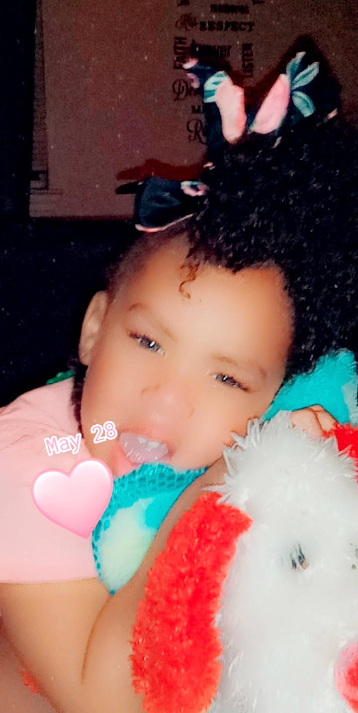 Jada joined the competition — help win amazing prizes! baby_toddler_clothing, black_hair, blue, child, costume, electric_blue, event, fashion_accessory, finger, fun, fur, happy, holiday, lip, magenta, organ, person, pink, skin, textile