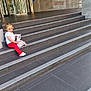 Lottie-Jae joined the competition — help win amazing prizes! child, toddler, steps, sunglasses, pacifier, plush_toy, blanket, white_shirt, red_pants, white_shoes, hotel_entrance, sign, glass_doors, reflection, outdoor, urban, architecture, building, person, casual