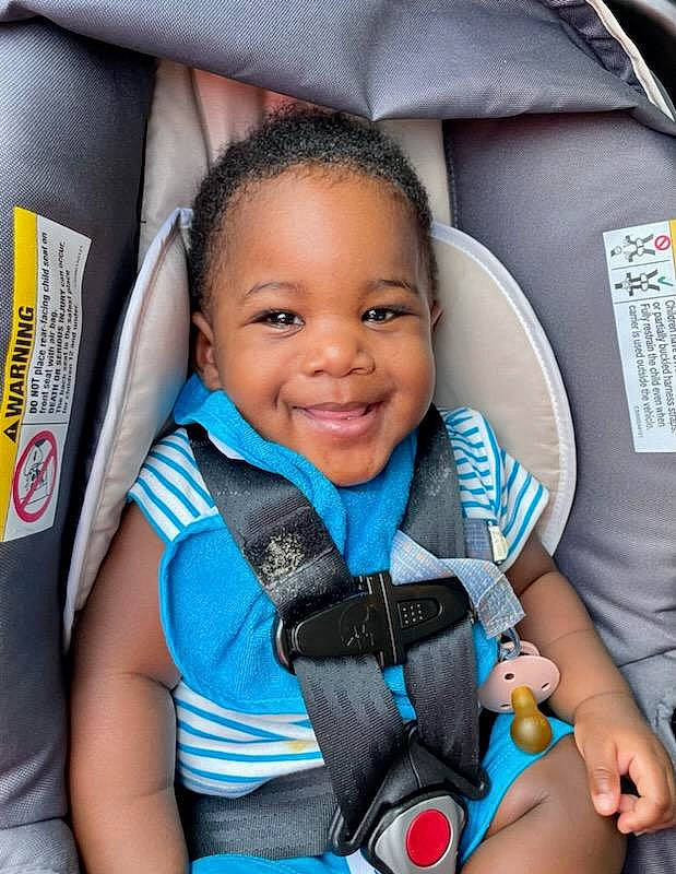 Dante joined the competition — help win amazing prizes! auto_part, baby, baby_carriage, baby_in_car_seat, baby_products, baby_toddler_clothing, car_seat, child, comfort, electric_blue, fun, happy, head_restraint, joy, person, product, sitting, skin, smile, thumb