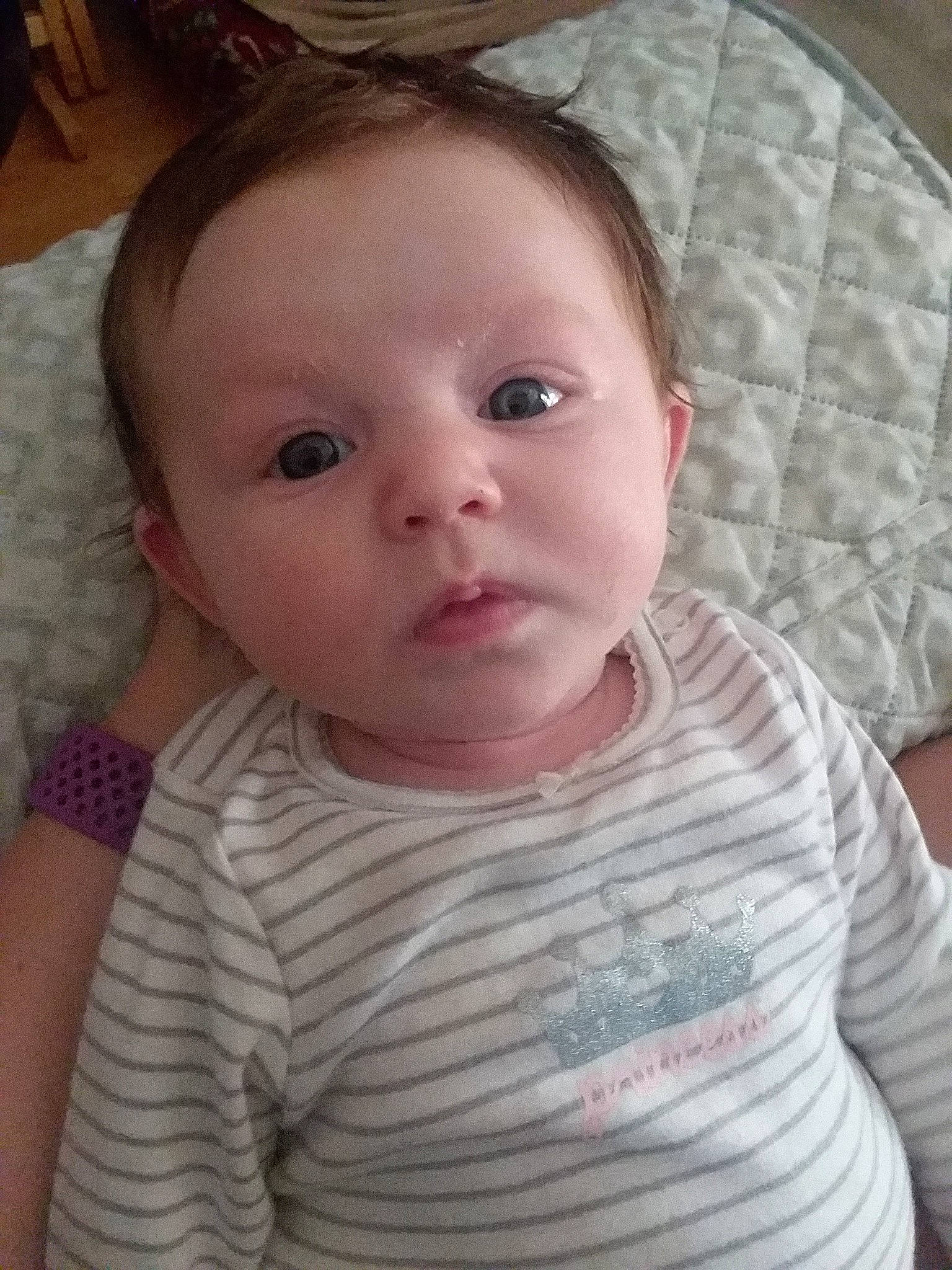 Abrielle joined the competition — help win amazing prizes! baby, beauty, cheek, child, chin, ear, eye, eyebrow, face, forehead, head, iris, lip, mouth, nose, person, skin, smile, toddler