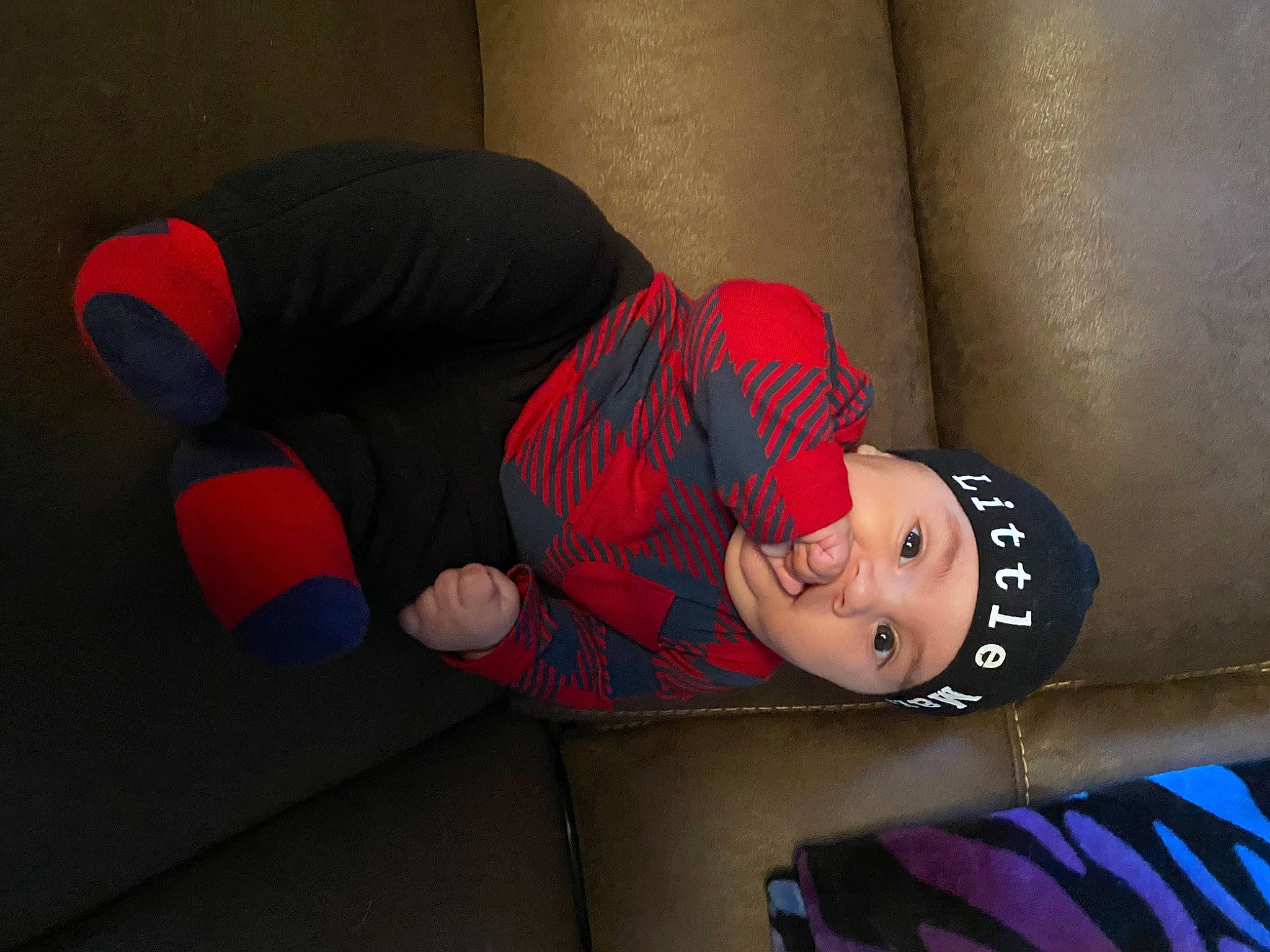 Antonio joined the competition — help win amazing prizes! abdomen, arm, carmine, comfort, elbow, foot, headwear, human_body, human_leg, knee, leg, magenta, pattern, person, plaid, sitting, smile, sock, sportswear, thigh