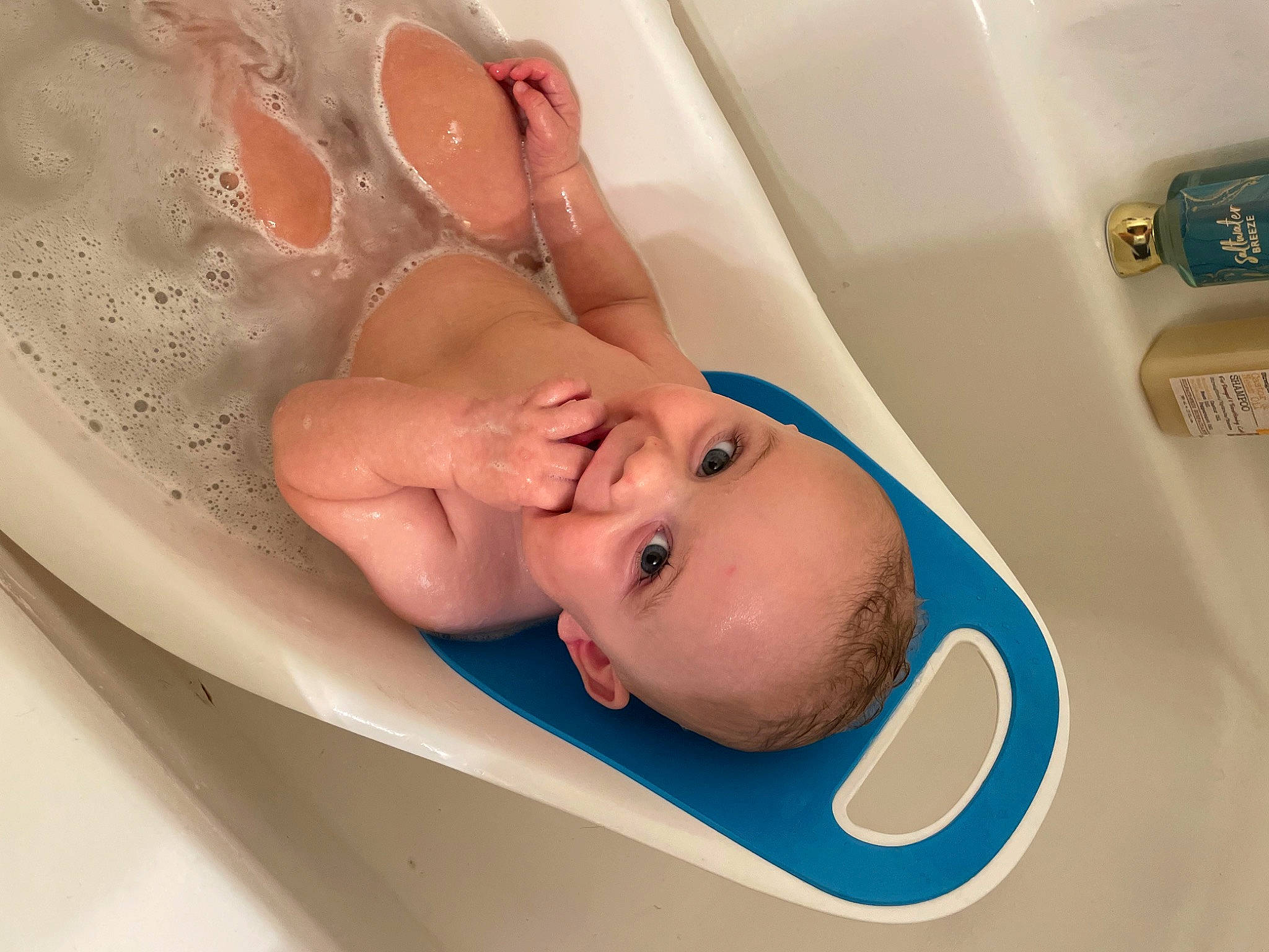 Connor Wayne Ulmer joined the competition — help win amazing prizes! baby, baby_bathing, baby_products, bathing, bathtub, cheek, chest, comfort, ear, eyebrow, eyelash, fluid, headgear, jaw, liquid, mouth, neck, person, plumbing_fixture, skin