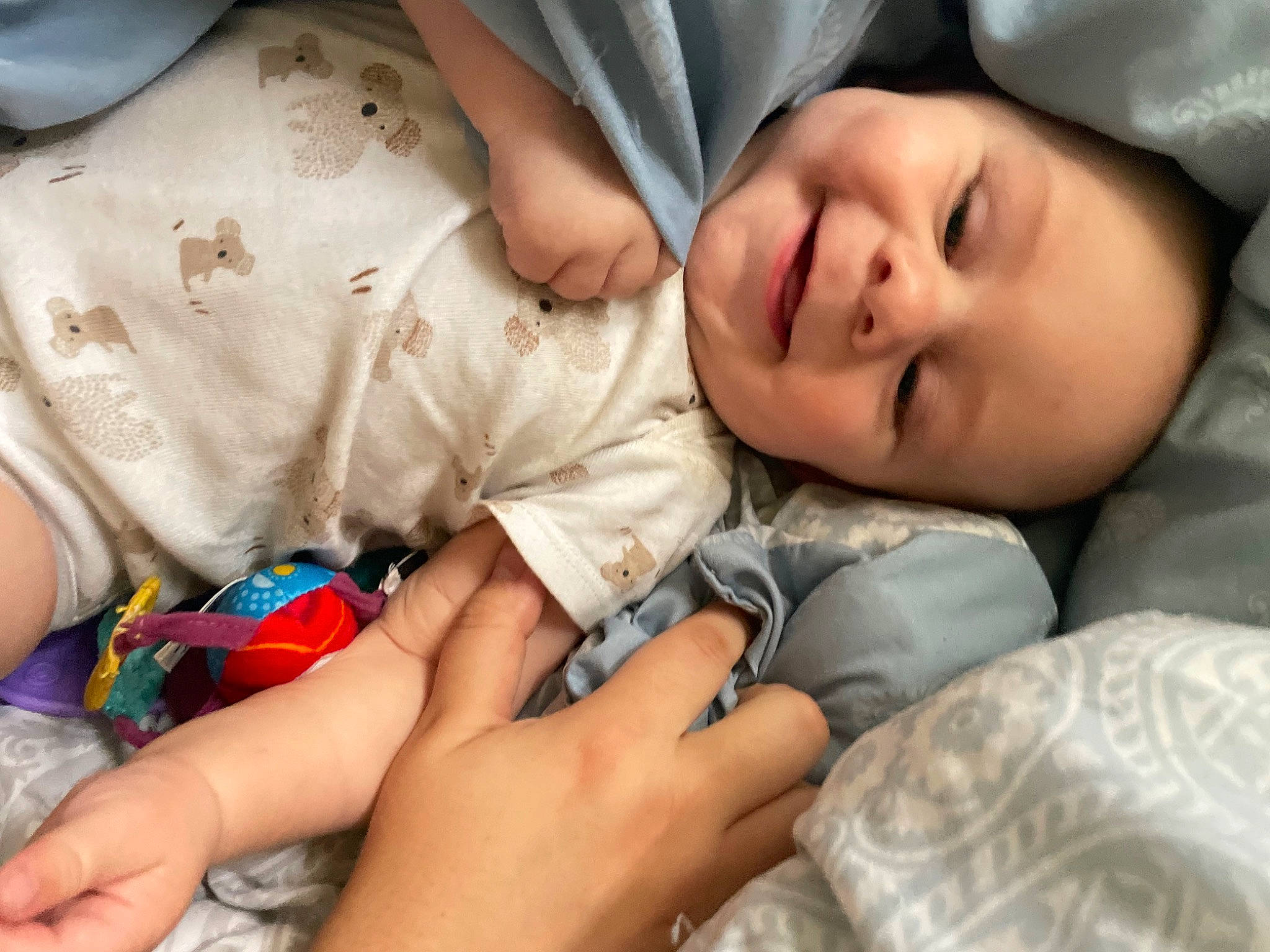 Connor Wayne Ulmer joined the competition — help win amazing prizes! baby, baby_toddler_clothing, cheek, child, comfort, finger, gesture, hand, happy, joy, mammal, muscle, nose, person, product, skin, sleeve, smile, textile, thigh