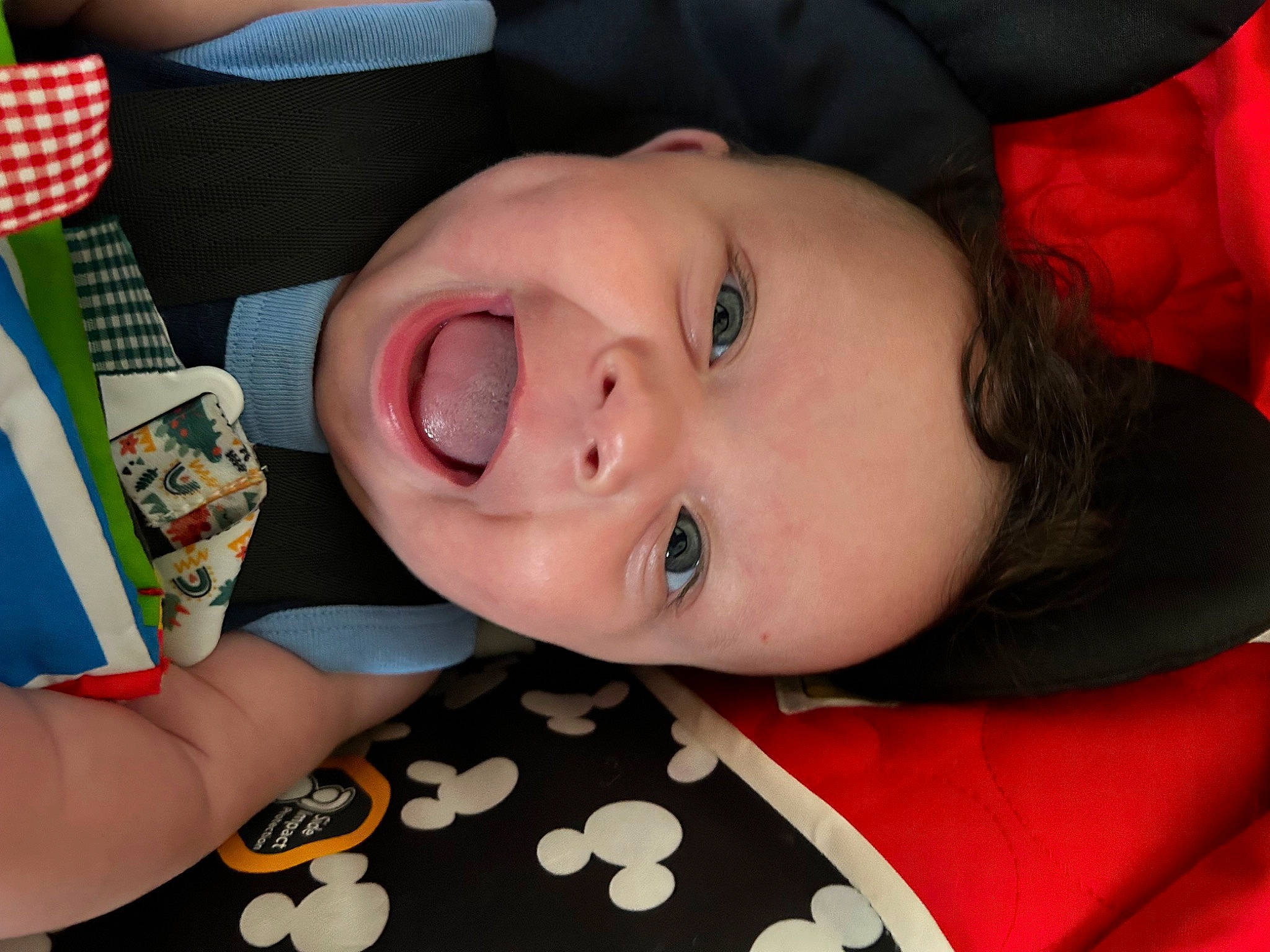Nicholas joined the competition — help win amazing prizes! baby, baby_toddler_clothing, carmine, cheek, child, chin, eyebrow, eyelash, facial_expression, fun, happy, hat, lip, mouth, nose, pattern, person, pink, skin, smile
