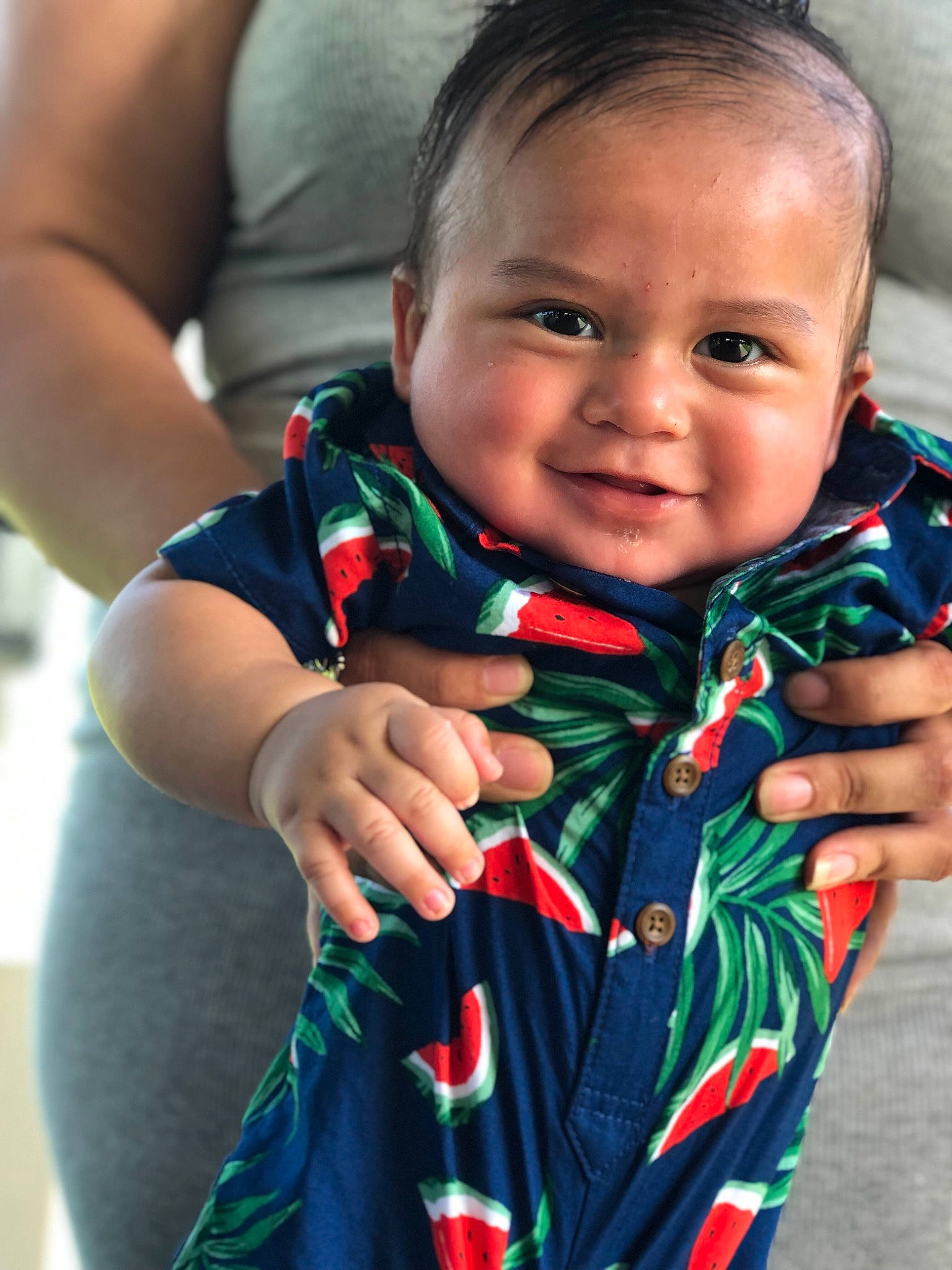Leroy joined the competition — help win amazing prizes! baby, cheek, child, finger, happy, joy, male, person, plant, play, skin, smile, thumb, toddler
