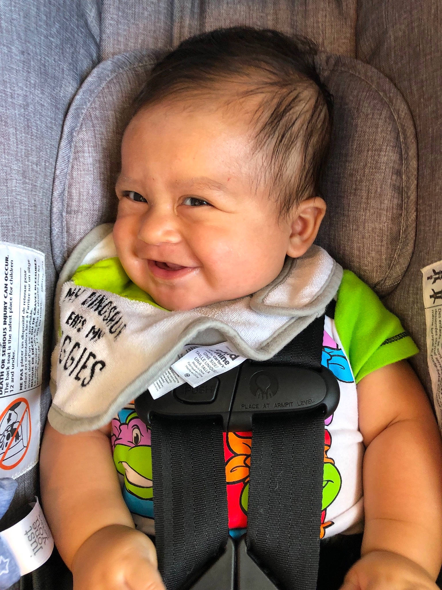 Leroy joined the competition — help win amazing prizes! baby, baby_carriage, baby_in_car_seat, baby_products, car_seat, cheek, child, joy, person, product, toddler