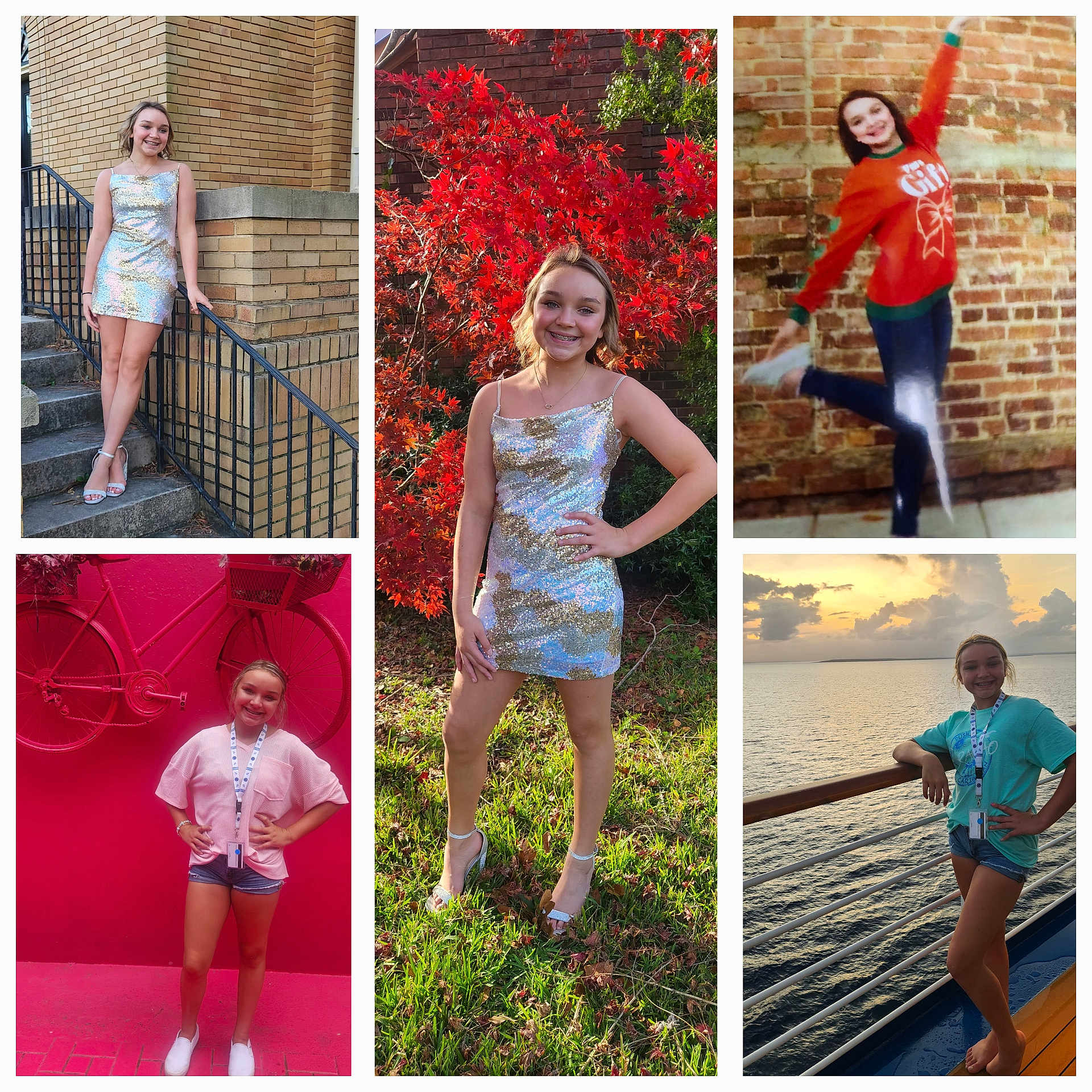 Ayvah is registered to the contest to win money with this photo: accessories, adult, art, blouse, brick, clothing, collage, dress, face, female, girl, handrail, head, pants, person, photography, portrait, shorts, teen, woman