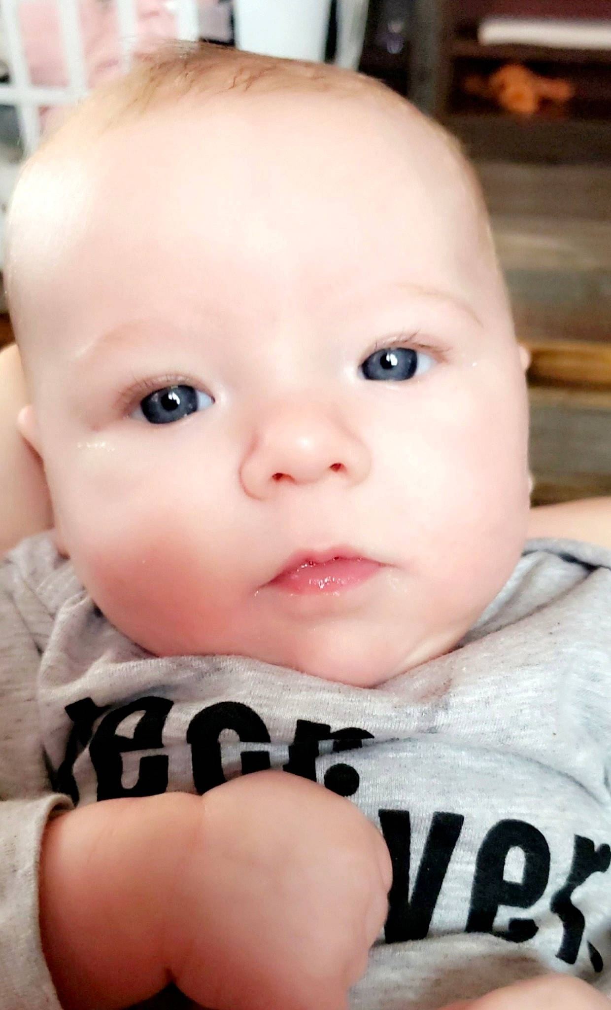 Calliope joined the competition — help win amazing prizes! baby, beauty, cheek, child, chin, close_up, eye, eyebrow, eyelash, face, forehead, head, iris, lip, mouth, nose, person, skin, toddler