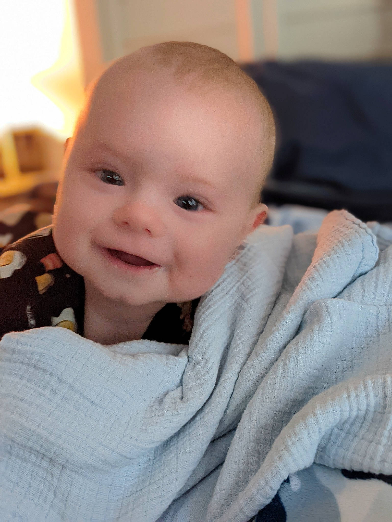 Kolton joined the competition — help win amazing prizes! baby, baby_toddler_clothing, cheek, child, chin, collar, comfort, eyebrow, flooring, fun, happy, iris, joy, person, portrait_photography, room, sitting, skin, sleeve, smile