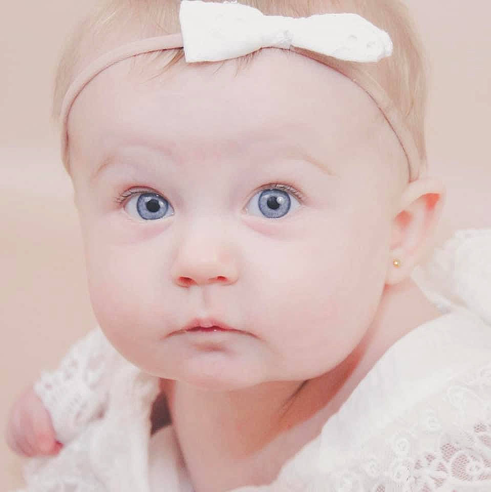 Renlee joined the competition — help win amazing prizes! baby, baby_toddler_clothing, cheek, child, collar, dress, ear, eye, eyelash, happy, headband, headpiece, iris, jewellery, lip, person, pink, skin, sleeve, toddler
