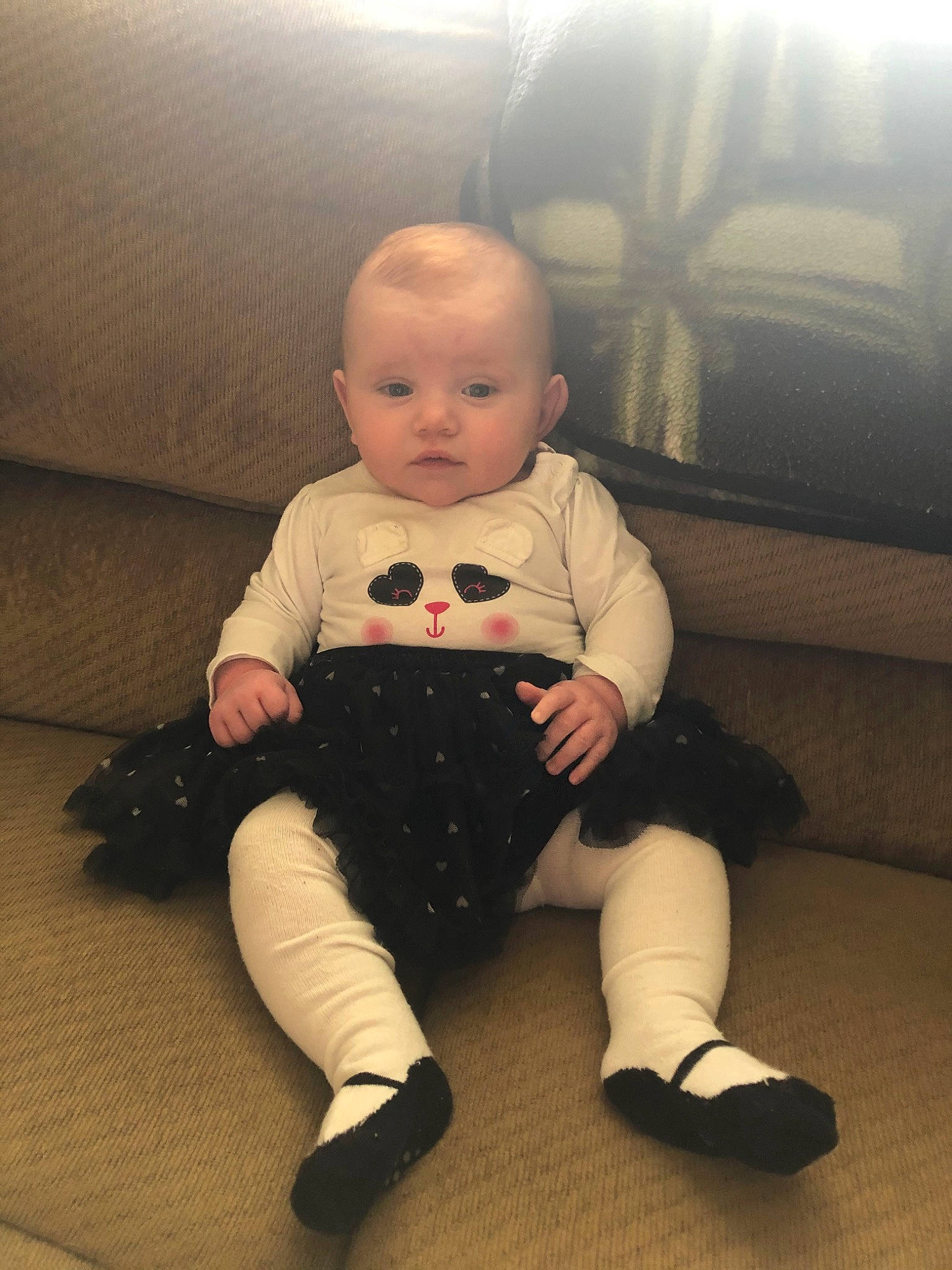 Jacqueline joined the competition — help win amazing prizes! baby, cheek, child, head, leg, person, sitting, skin, toddler