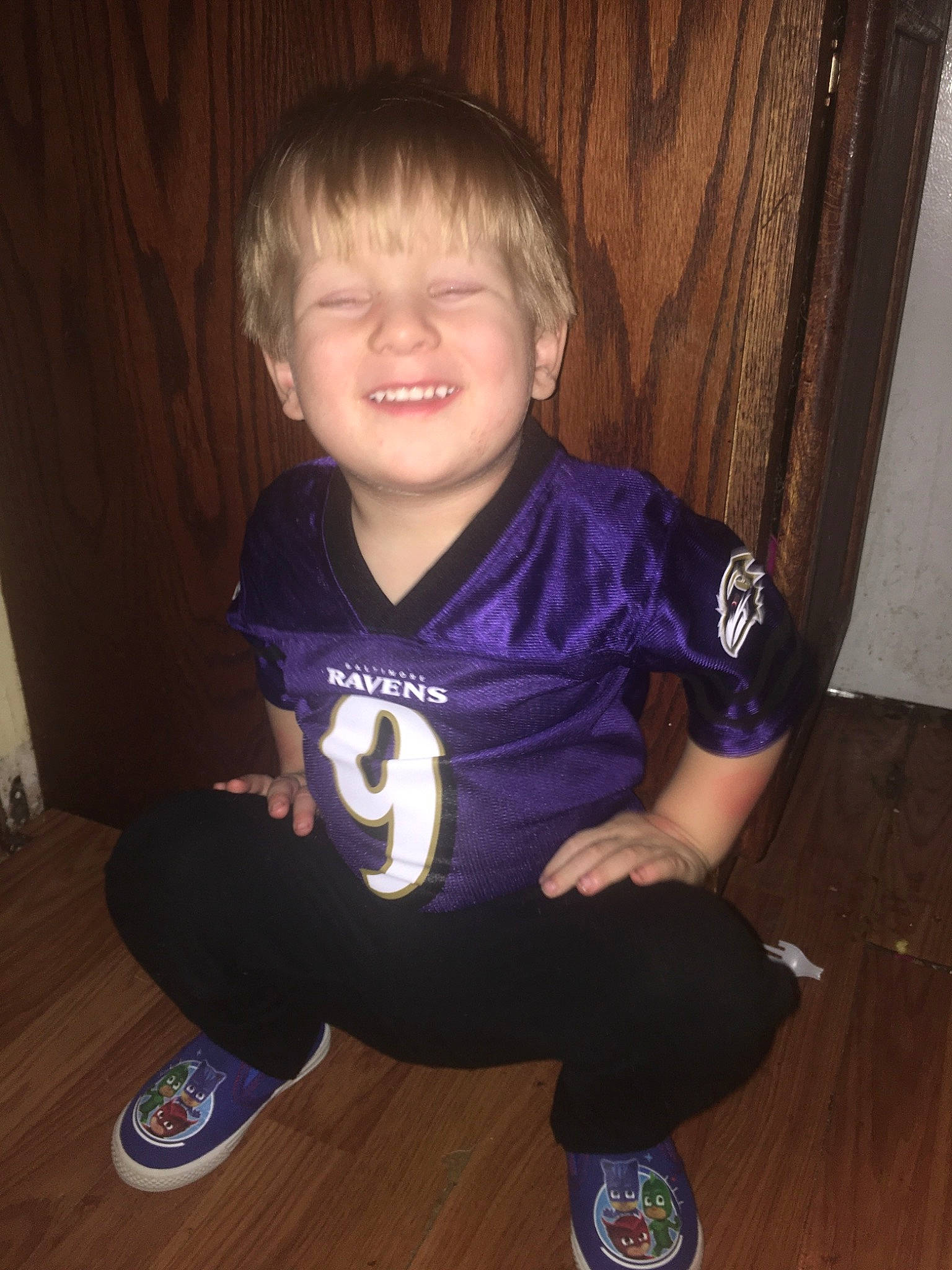 Todd joined the competition — help win amazing prizes! arm, cheek, child, cool, eye, fun, joy, leg, person, play, purple, shoe, sitting, smile, standing, t_shirt, toddler, tooth