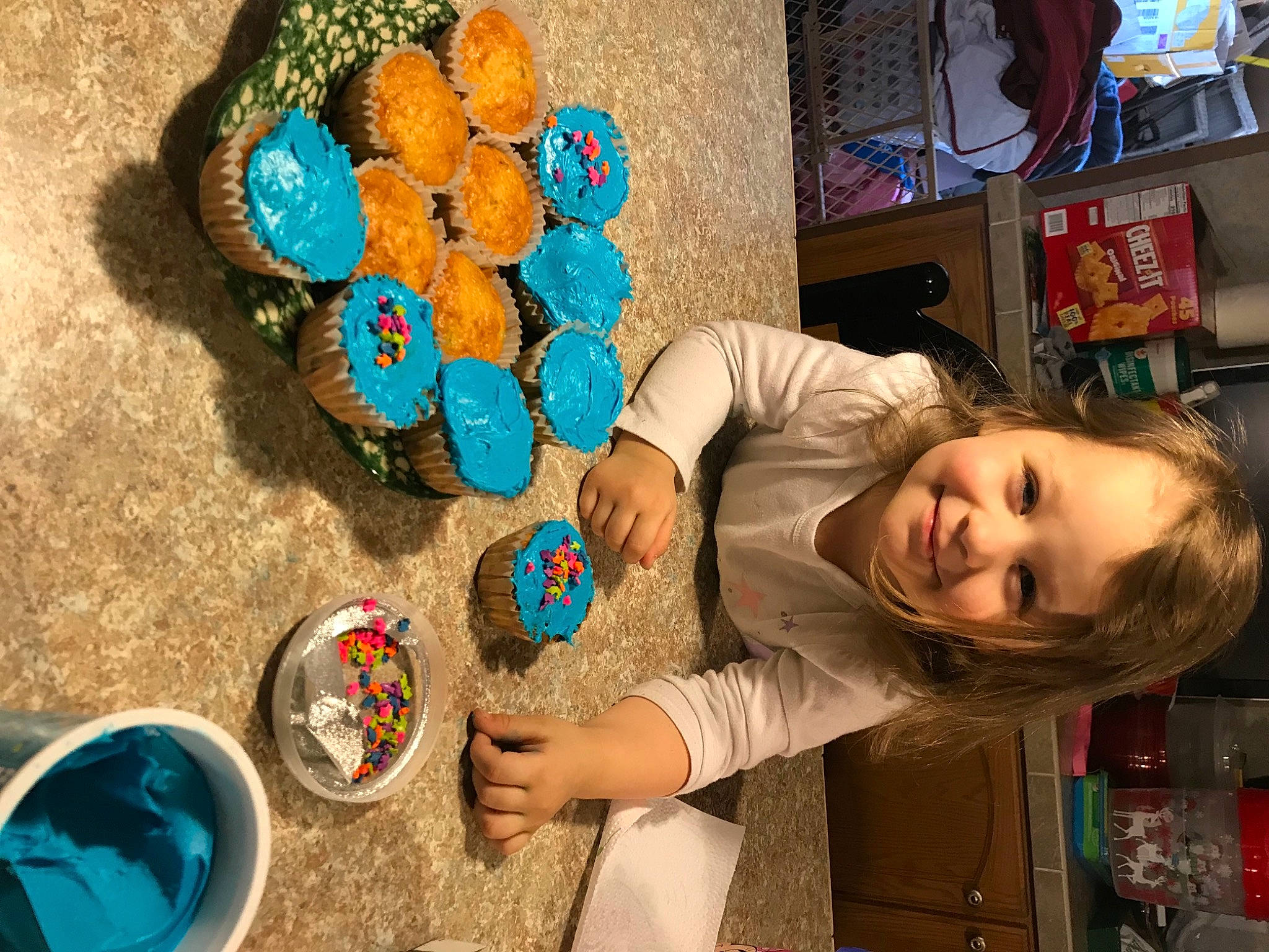 Mckenzie joined the competition — help win amazing prizes! art, blue, bucket, child, circle, community, design, electric_blue, fun, green, happy, joy, leisure, person, plant, play, smile, summer, textile, tree