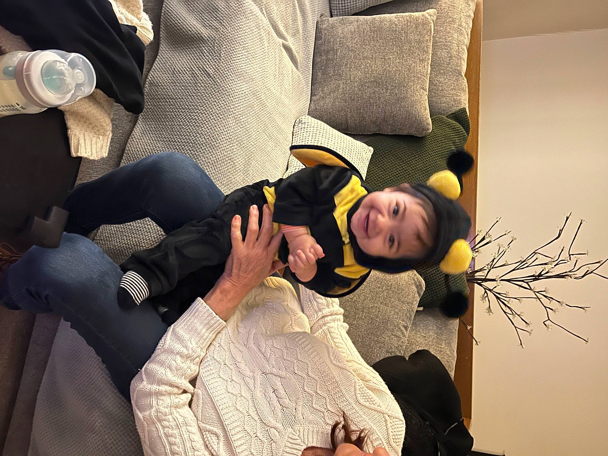 Jessica joined the competition — help win amazing prizes! chair, child, comfort, elbow, event, eyewear, fashion_accessory, fun, gesture, happy, headgear, human_leg, joy, knee, linens, person, room, sitting, thigh