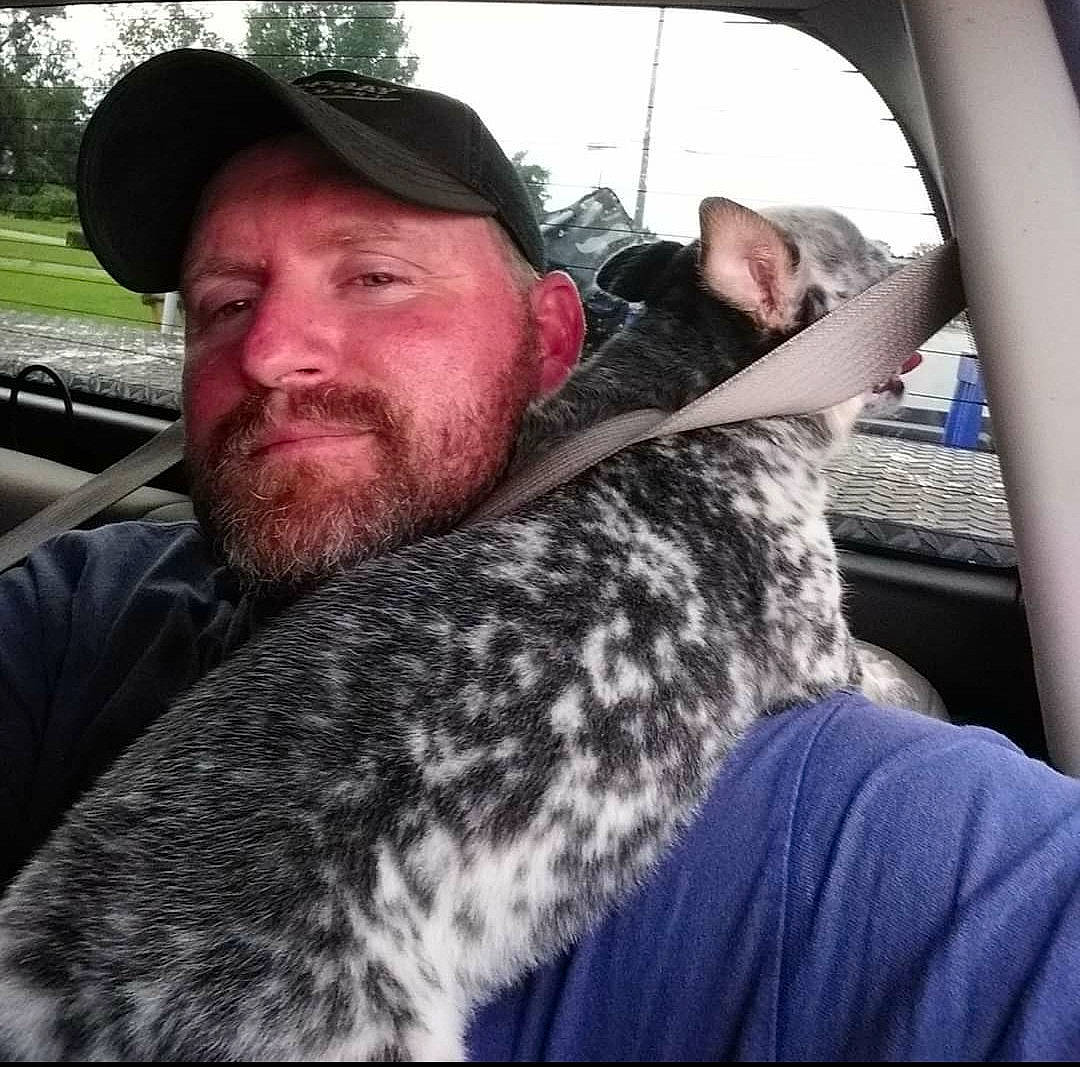 Cj joined the competition — help win amazing prizes! beard, cap, car_seat, facial_hair, fur, photography, selfie