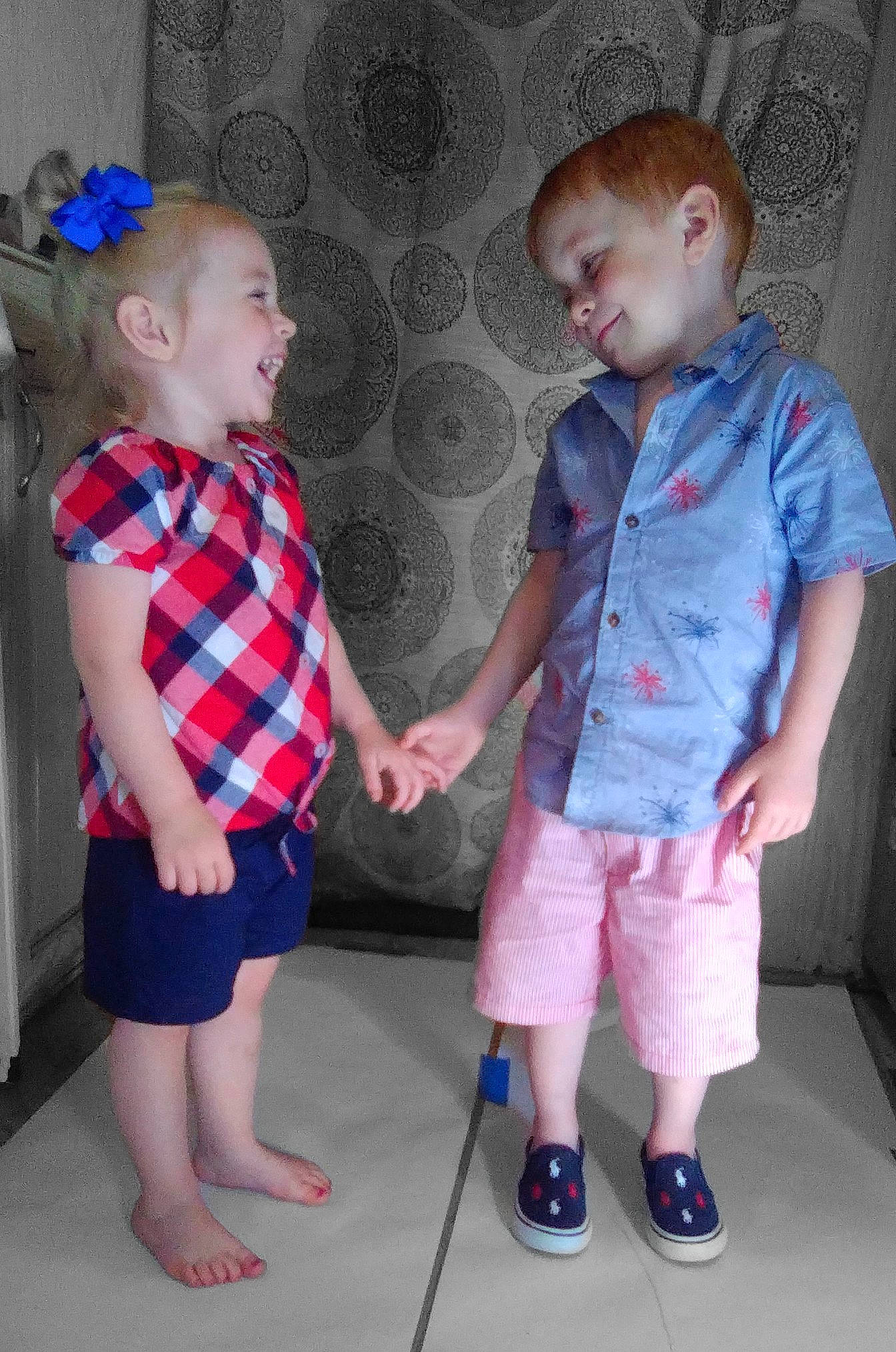 Cecilia joined the competition — help win amazing prizes! baby_toddler_clothing, blue, clothing, face, facial_expression, fashion, fun, hair, head, human, human_body, joint, joy, person, pink, product, shorts, shoulder, skin, sleeve