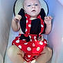 Camélia a rejoint le concours — aidez-le/la à gagner de superbes lots ! apparel, baby, blue_eyes, child, cozy, cushion, cute, face, hands, indoors, infant, legs, polka_dot, portrait, red_clothing, relaxing, seat, skin, soft_lighting, white_socks