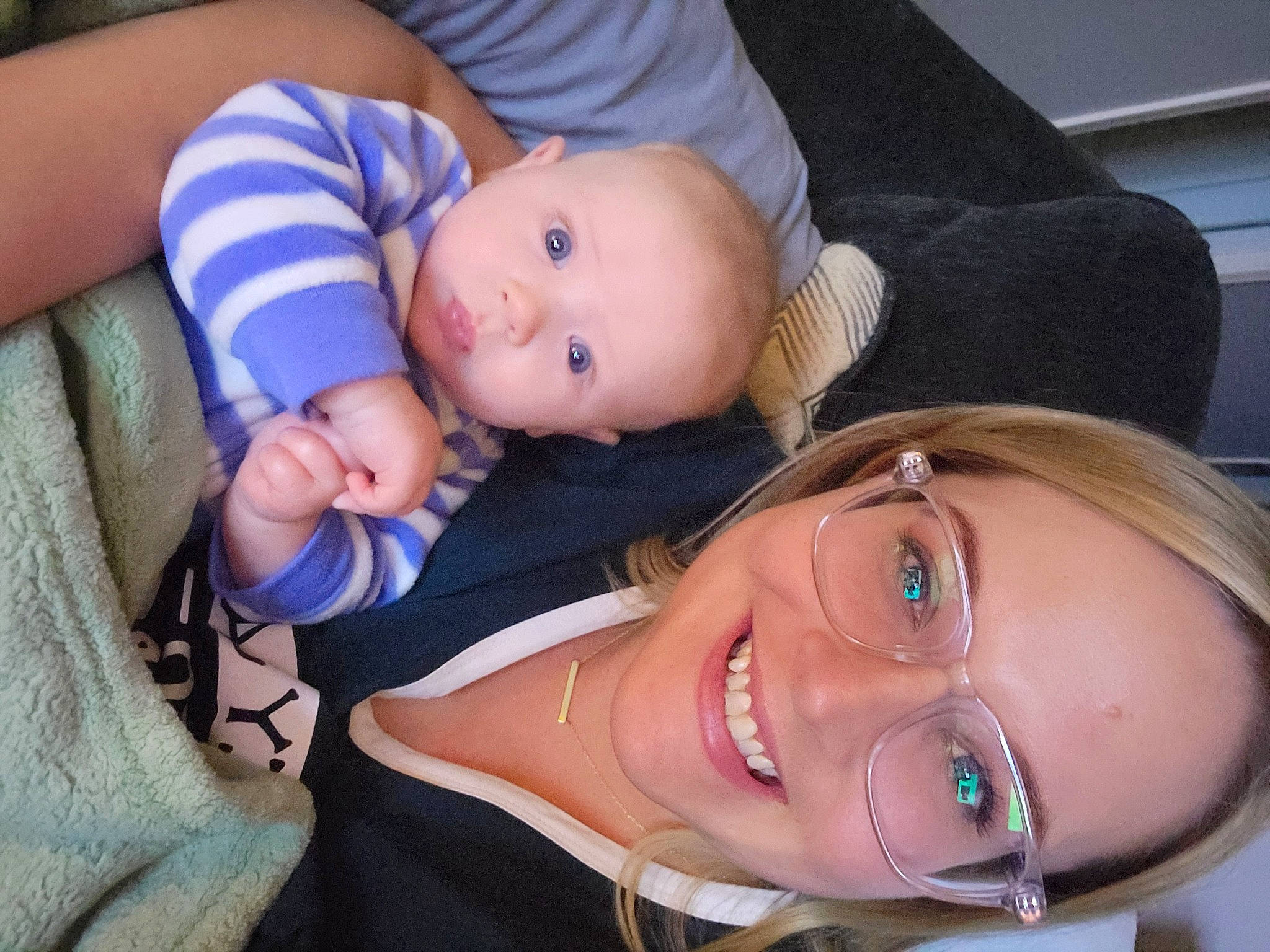 Connor is registered to the contest to win money with this photo: baby, baby_toddler_clothing, beauty, cheek, child, comfort, event, eyewear, facial_expression, finger, fun, gesture, happy, iris, joy, lip, organ, people, person, skin