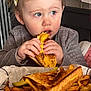 Ada joined the competition — help win amazing prizes! baby, biting, eating, face, food, head, person