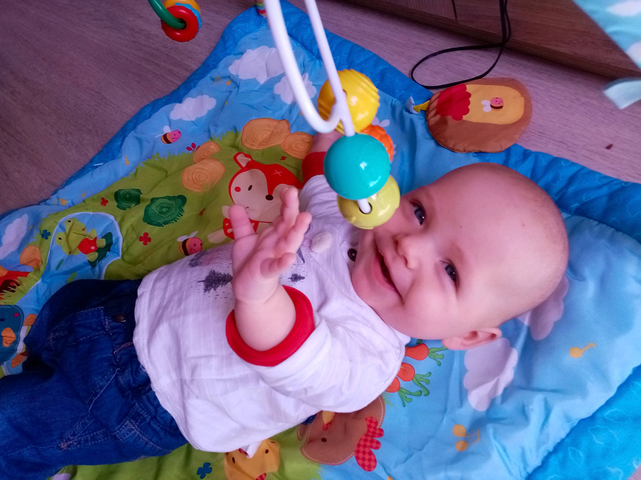 Lylio participe au concours pour gagner de l'argent avec cette photo : baby, baby_products, baby_toddler_clothing, baby_toys, child, clothing, comfort, fun, happy, joy, pattern, person, play, room, sitting, toddler, toy