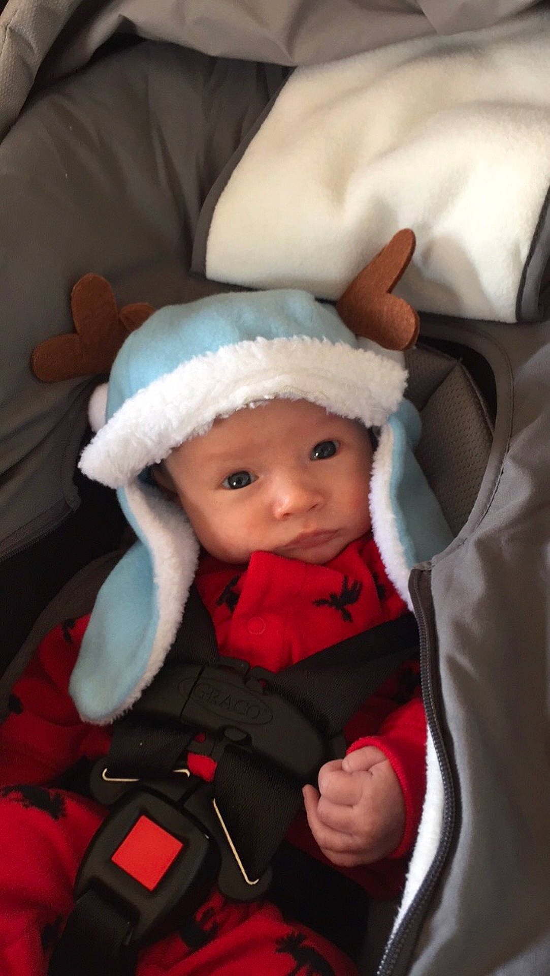 Linkin joined the competition — help win amazing prizes! child, christmas, headgear, headwear, infant, person, product, red, textile, toddler