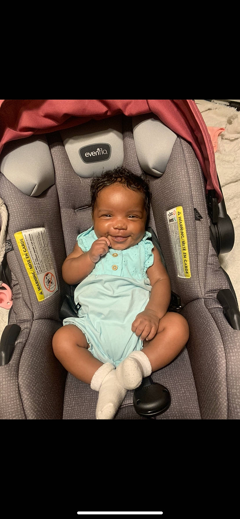 Novah joined the competition — help win amazing prizes! auto_part, baby, baby_carriage, baby_products, baby_toddler_clothing, bag, car_seat, car_seat_cover, carmine, child, comfort, family_car, fun, head_restraint, lap, person, product, seat_belt, sitting, toddler