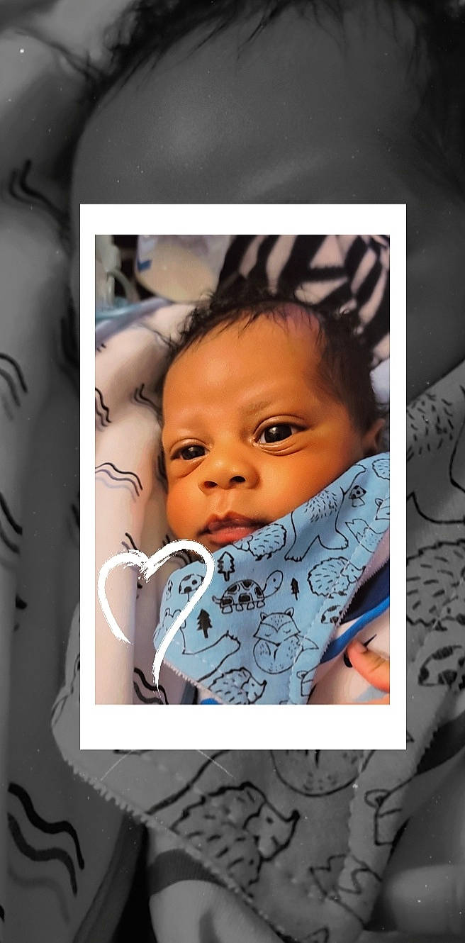 Hendrix is registered to the contest to win money with this photo: adaptation, art, baby, baby_toddler_clothing, cheek, child, collage, eyebrow, eyelash, flash_photography, hairstyle, happy, iris, nose, pattern, person, photo_caption, portrait, portrait_photography, toddler