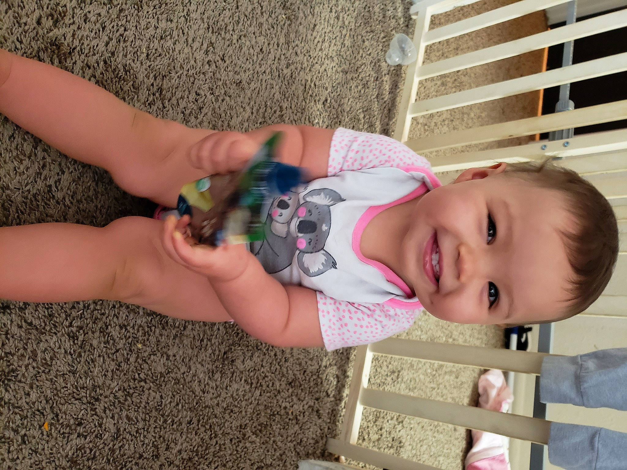 Lilah joined the competition — help win amazing prizes! baby, baby_products, child, ear, finger, hand, joy, person, pink, play, product, skin, toddler