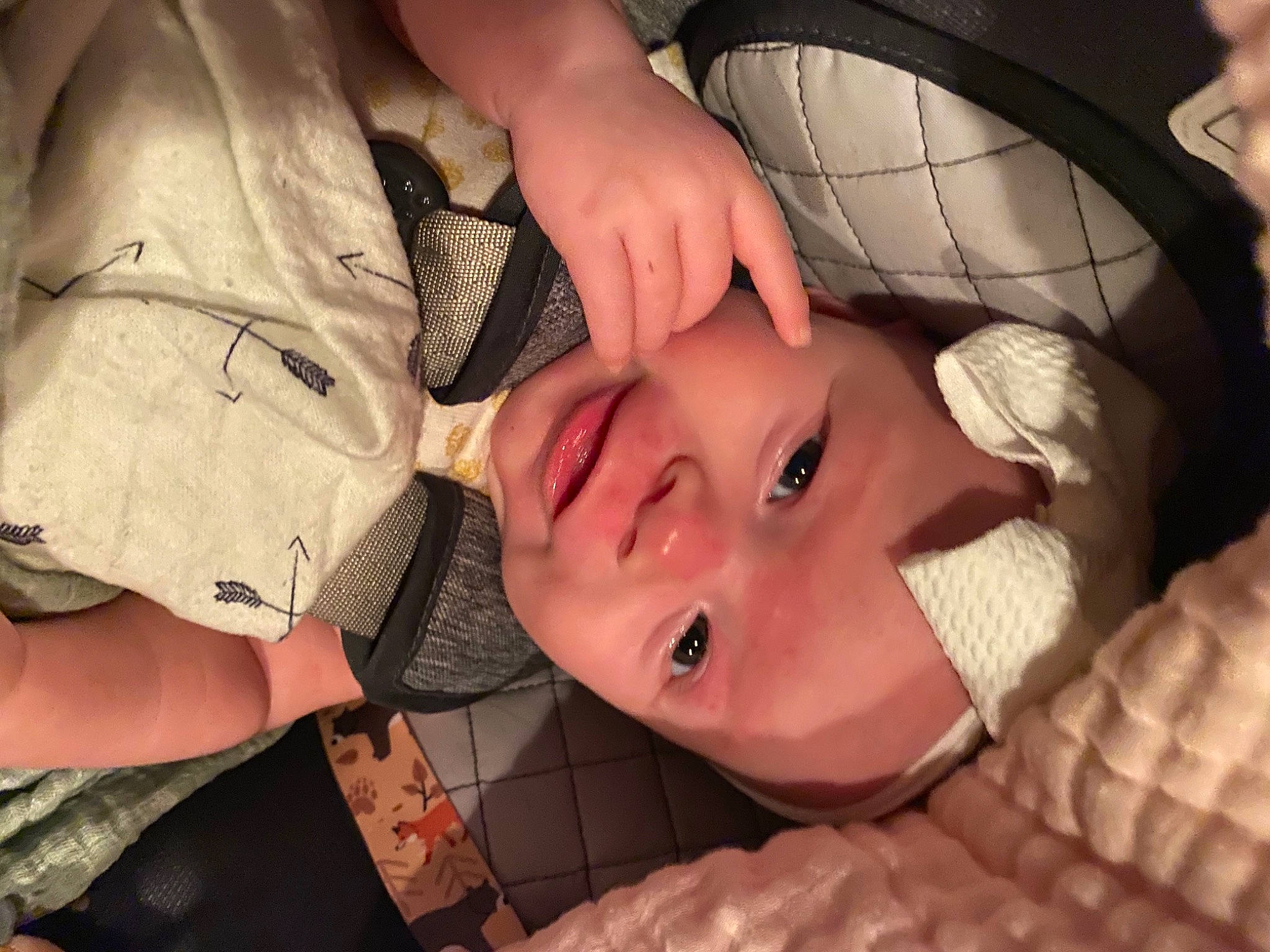 Brynn is registered to the contest to win money with this photo: baby, cheek, eyelash, human, nail, person, skin, throat, tongue, tooth