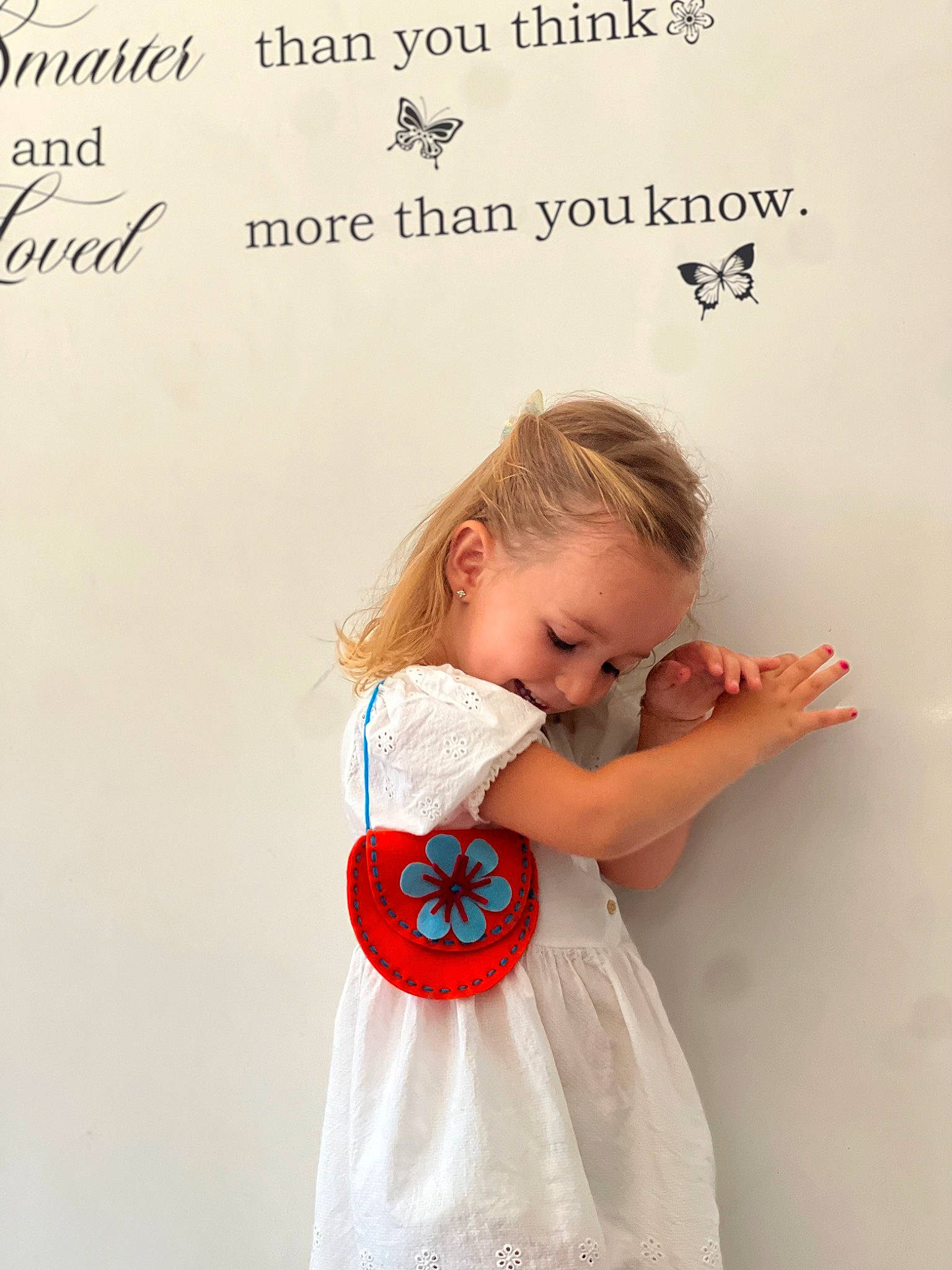 Adora is registered to the contest to win money with this photo: baby_toddler_clothing, child, cocktail_dress, day_dress, dress, embellishment, fashion_accessory, fashion_design, font, formal_wear, gesture, happy, head, one_piece_garment, pattern, peach, person, sleeve, toddler, waist