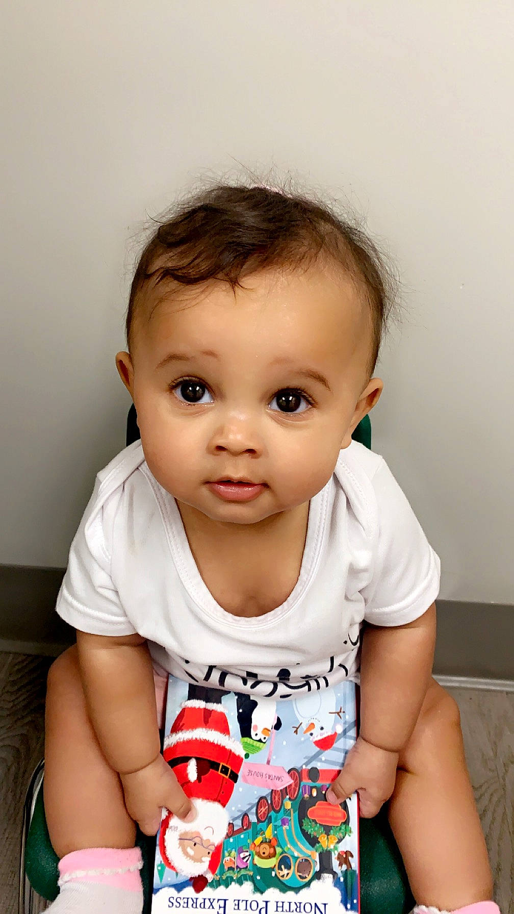 Aisa joined the competition — help win amazing prizes! baby, baby_toddler_clothing, cheek, child, eye, eyelash, flash_photography, flooring, fun, happy, iris, lip, no_expression, nose, person, sitting, skin, sleeve, smile, t_shirt