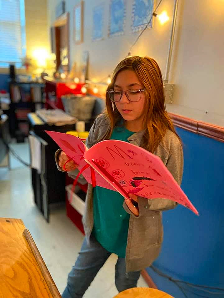 Hailey joined the competition — help win amazing prizes! calabaza, chair, child, event, eyewear, fashion_design, fish, flooring, fun, glasses, gourd, leisure, orange, person, recreation, room, sitting, table, visual_arts, wood