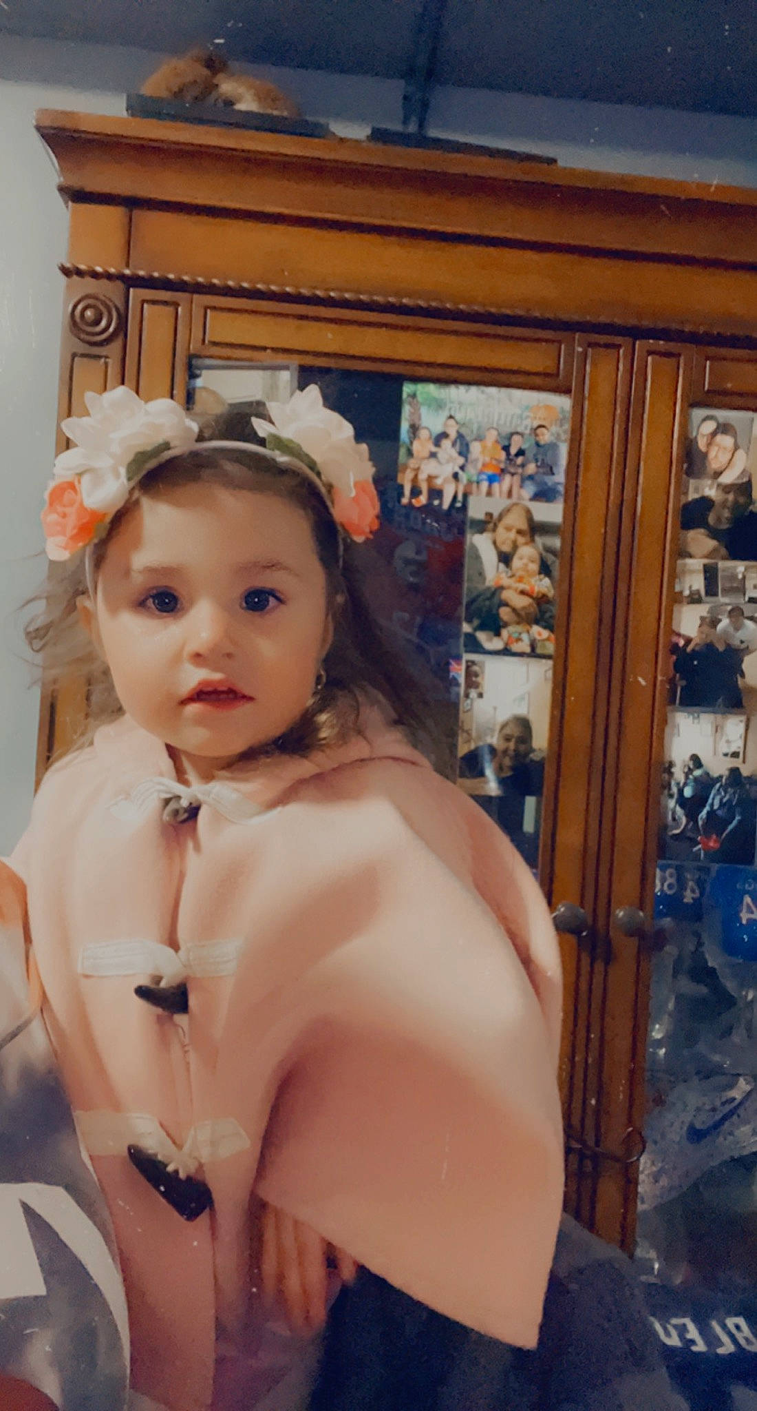 Avery Grace joined the competition — help win amazing prizes! abdomen, blurred, bridal_accessory, brown_hair, chest, door, eyelash, fashion_accessory, fashion_design, flash_photography, hair_accessory, happy, headband, headpiece, headwear, jewellery, long_hair, peach, person, room