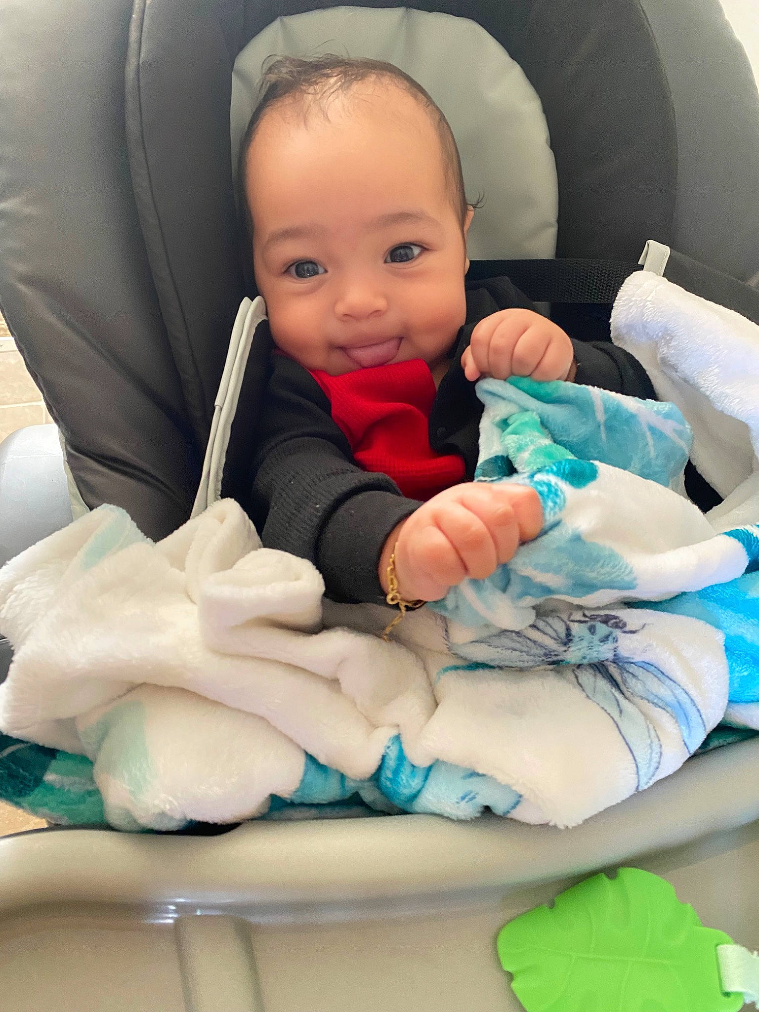 Messiah joined the competition — help win amazing prizes! baby, baby_carriage, baby_in_car_seat, baby_safety, baby_sleeping, baby_toddler_clothing, car_seat, child, comfort, finger, gesture, happy, health_care, person, product, service, skin, smile, textile, thumb